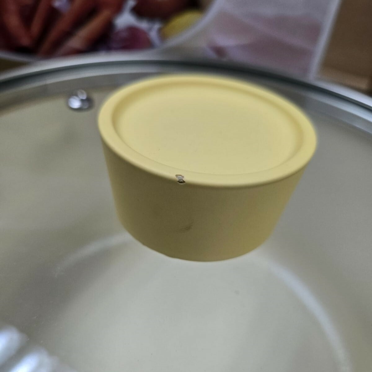 *特價品* STOLTZ 韓國製 20CM 雙耳湯鍋連玻璃蓋 (檸檬黃) LENTLS-20 (電磁爐及明火均適用)