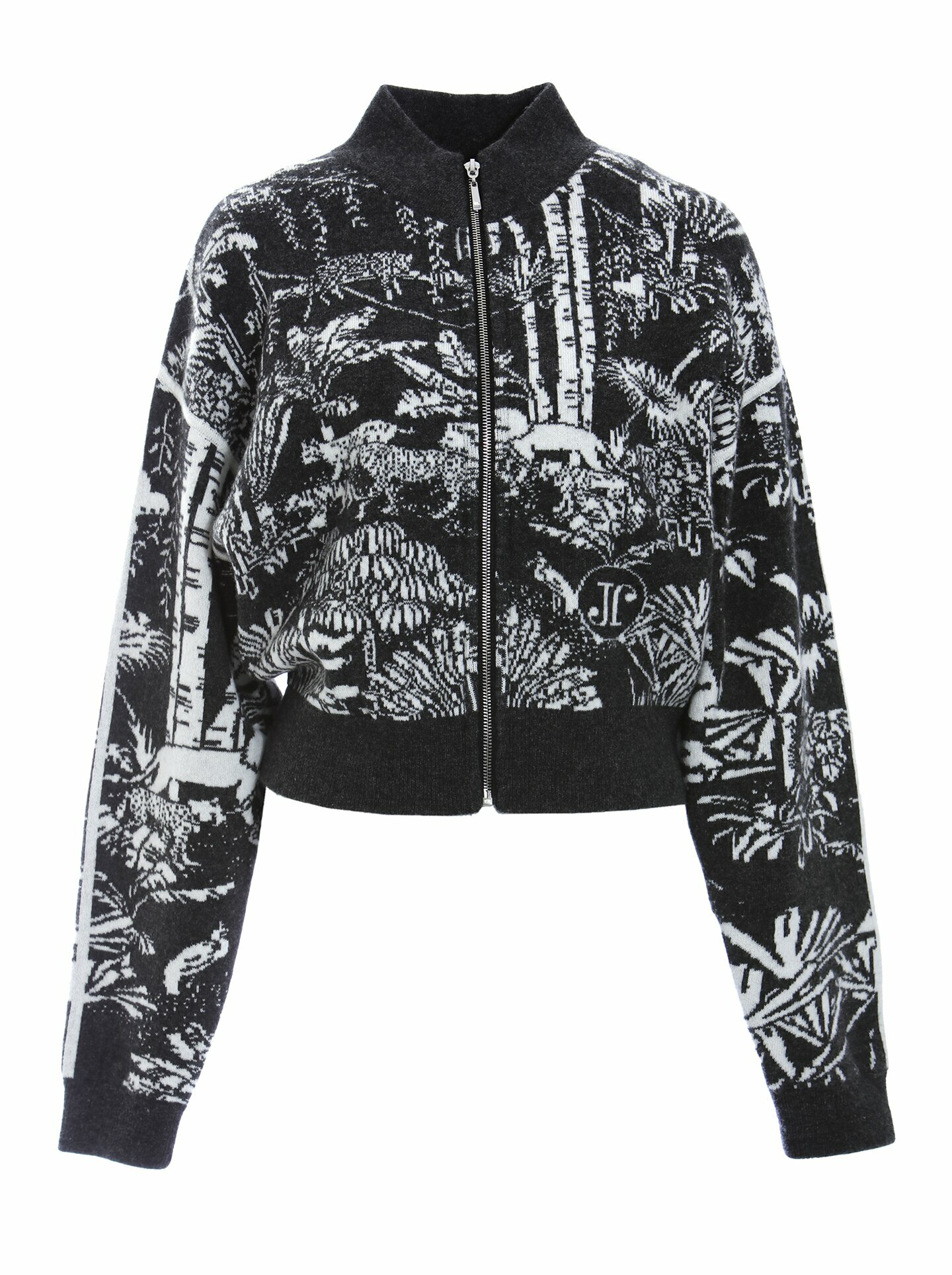 BD15236D1 夜林織畫圖騰短版外套