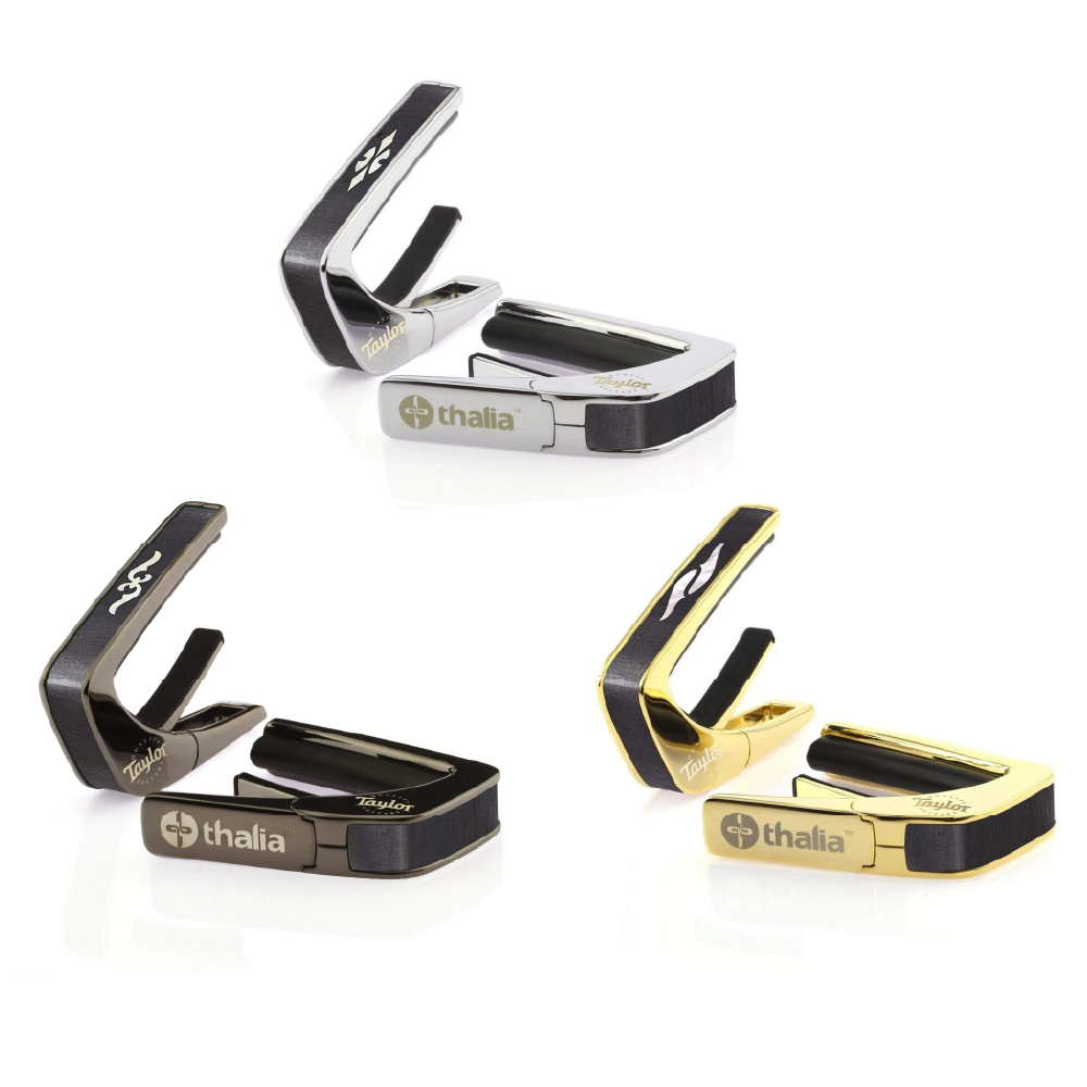 Thalia Thalia / Taylor 聯名款 官方授權 Capo 移調夾 (黑銀/銀色鍍鉻/24K金) — 三峽效果器