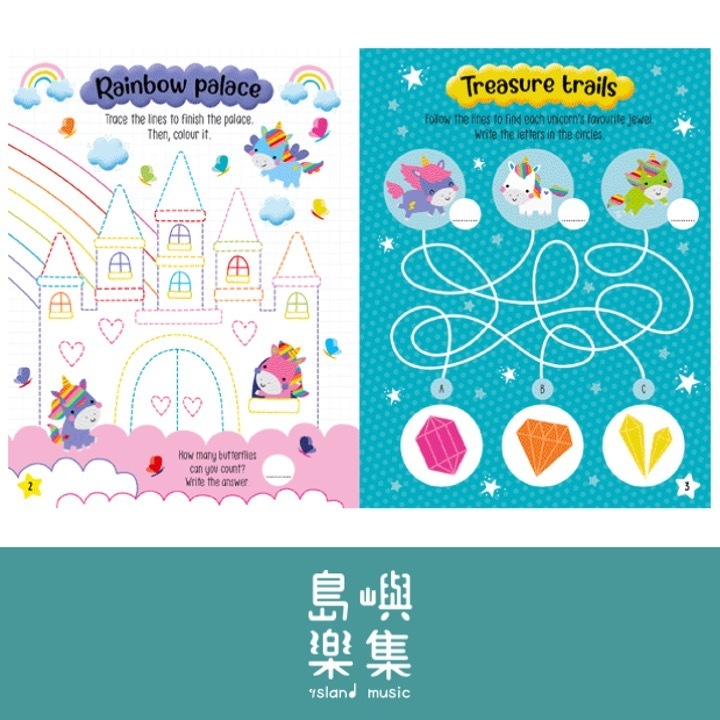 Create and Play Unicorns Activity Book