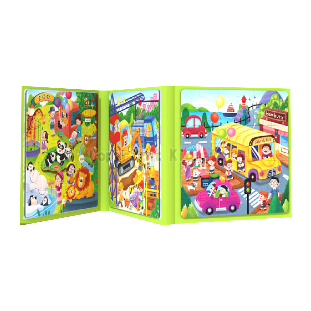 《 KIDMATE 》 磁性拼圖書-五階日常生活