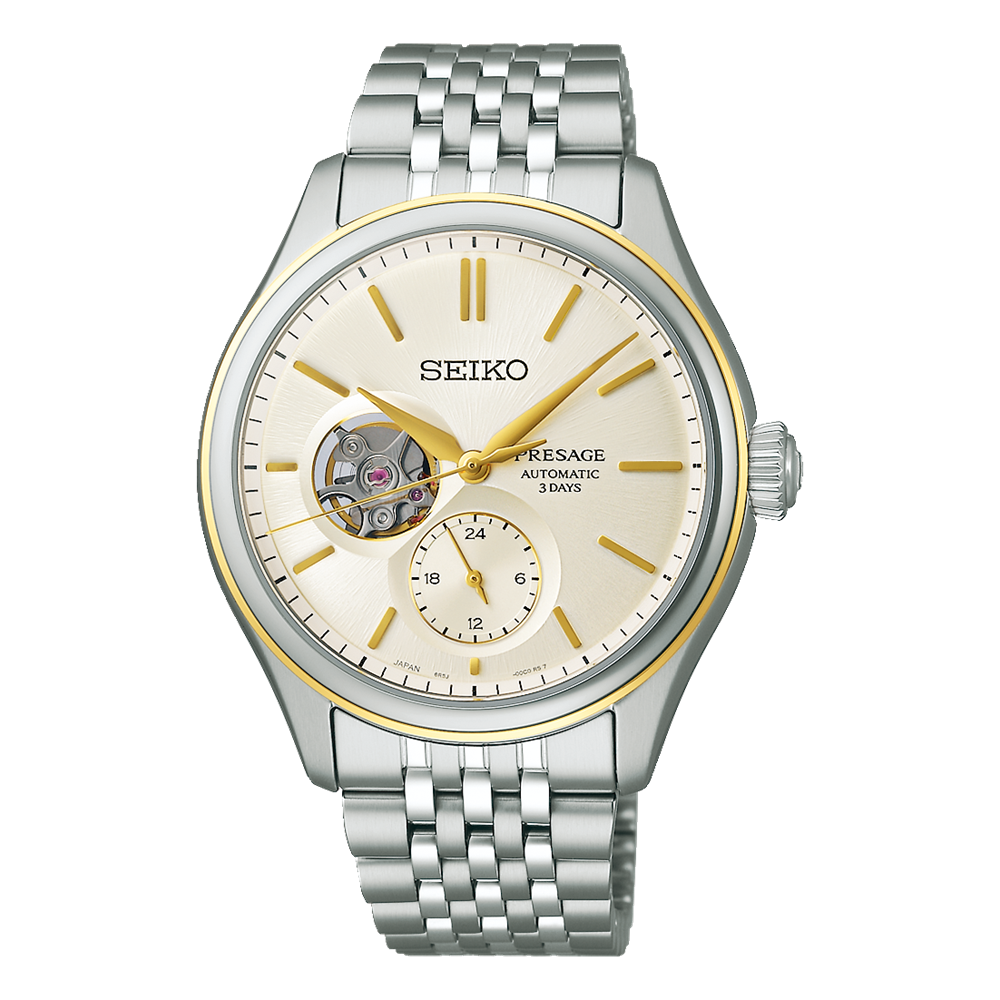 日本版 日本製造 Seiko 精工 SARJ010 PRESAGE Classic Series Mechanical Men's Natural Color SARJ010 經典系列 機械式男裝手錶