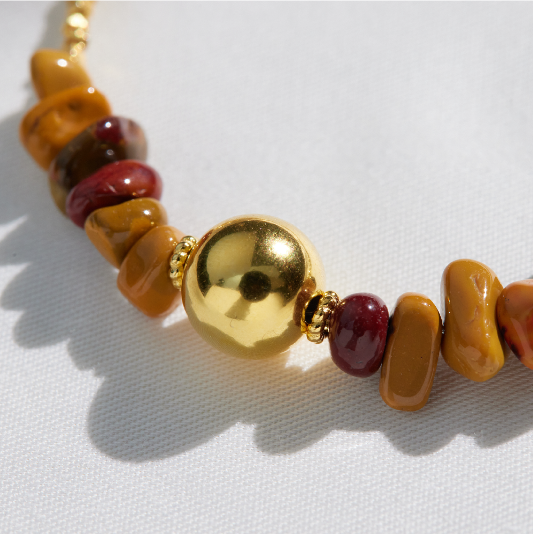 B387  | 純銀天然石手鍊