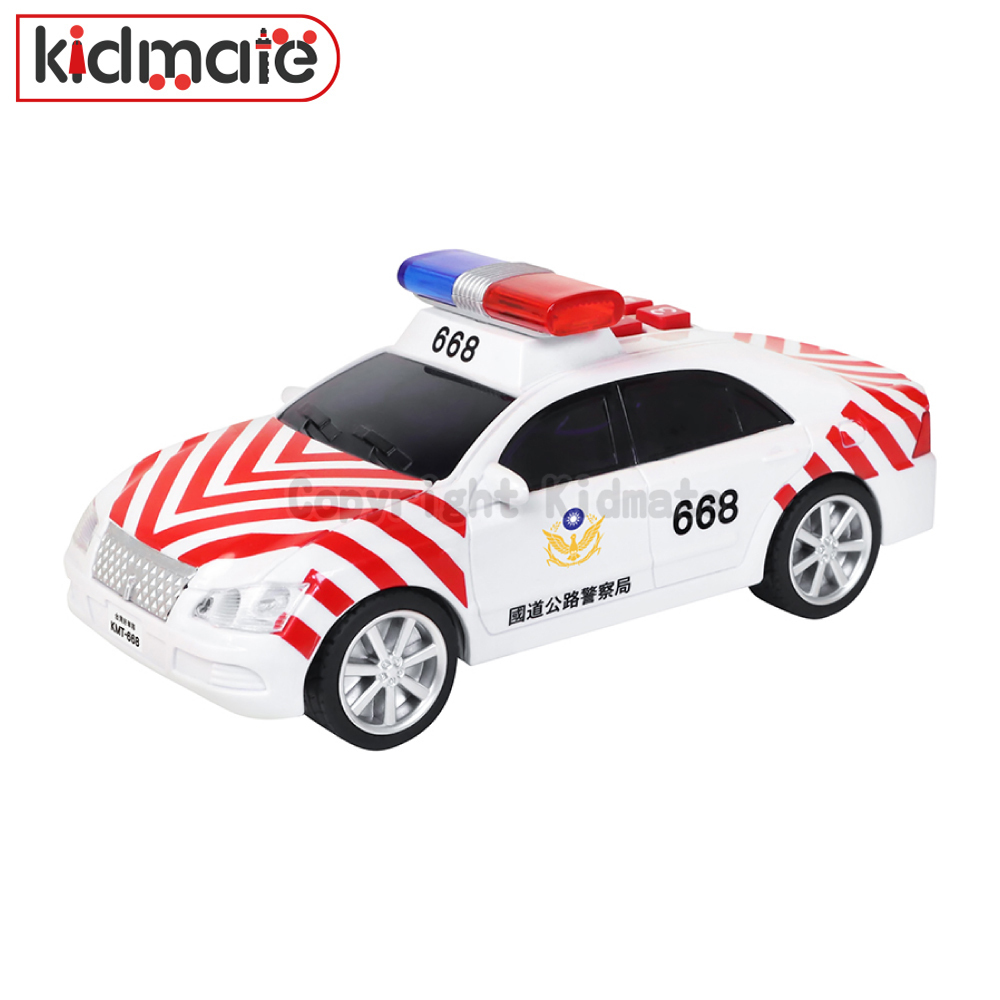 《 KIDMATE 》 台灣好車隊-迷你國道警車(中英版)