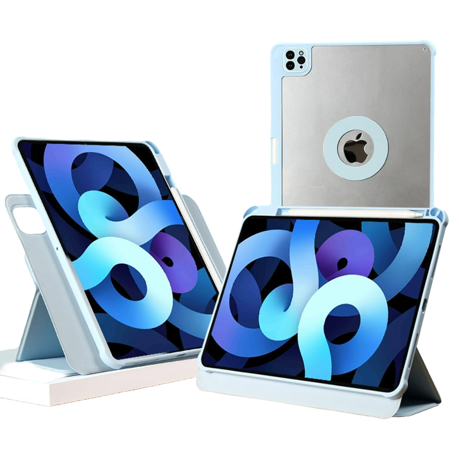 【部份現貨】XPRO - Clear Modern - iPad Pro Case 磁吸皮革蓋面高度防撞透明筆槽平板保護硬殼