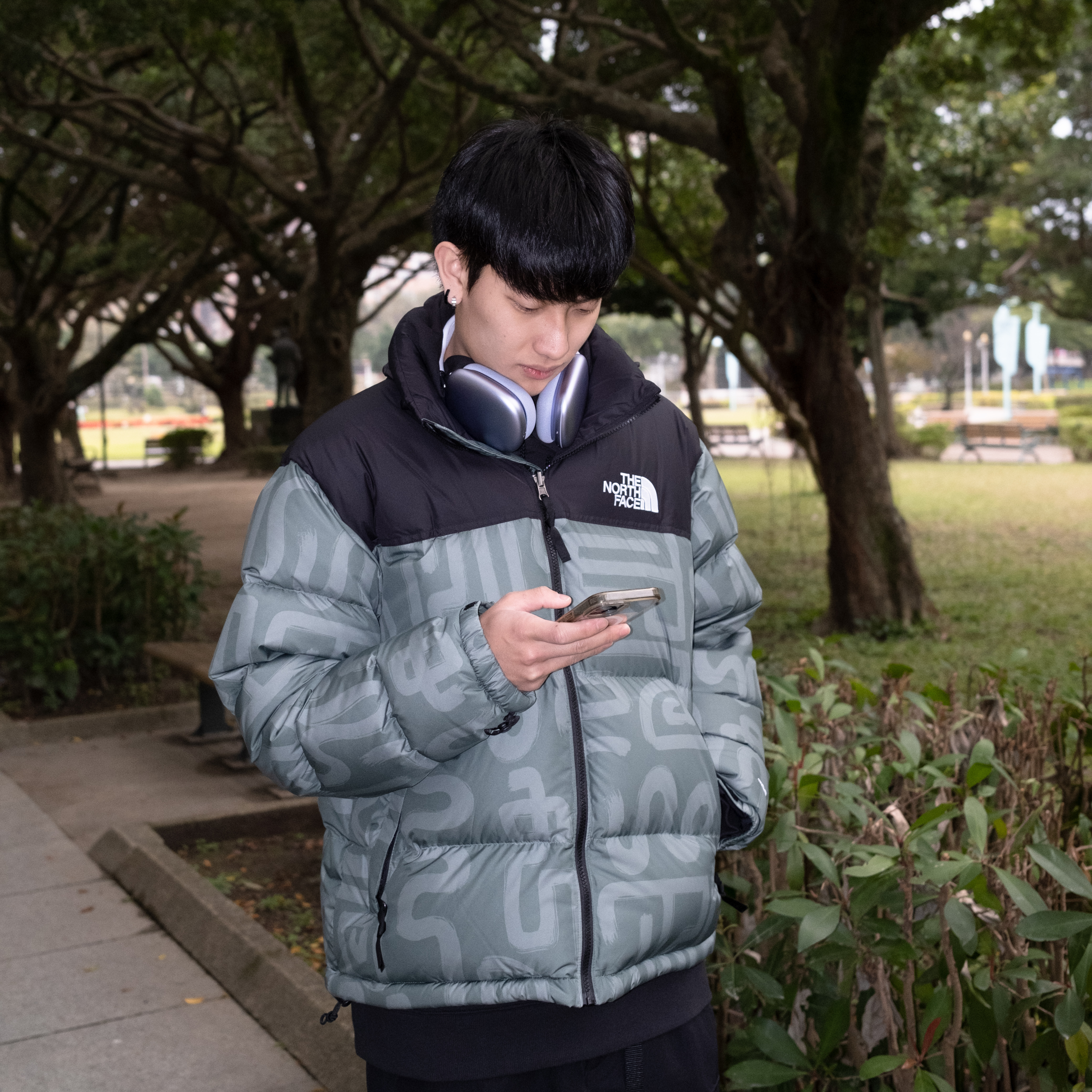 THE NORTH FACE M 1996 RETRO NUPTSE JACKET 蛇年 圖騰 男款 防潑水 鵝絨外套-NF0A3C8D 綠色(88D)