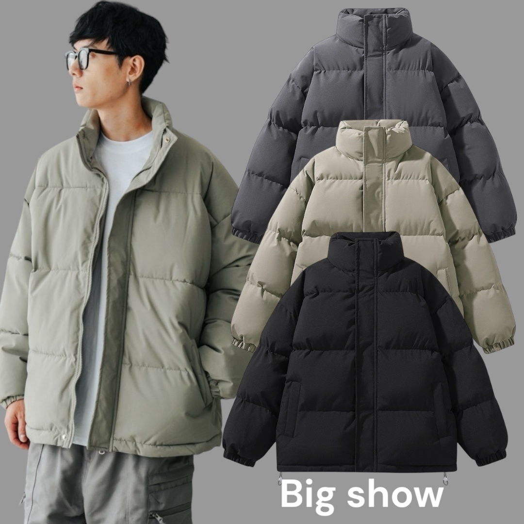 鋪棉立領麵包外套 1266