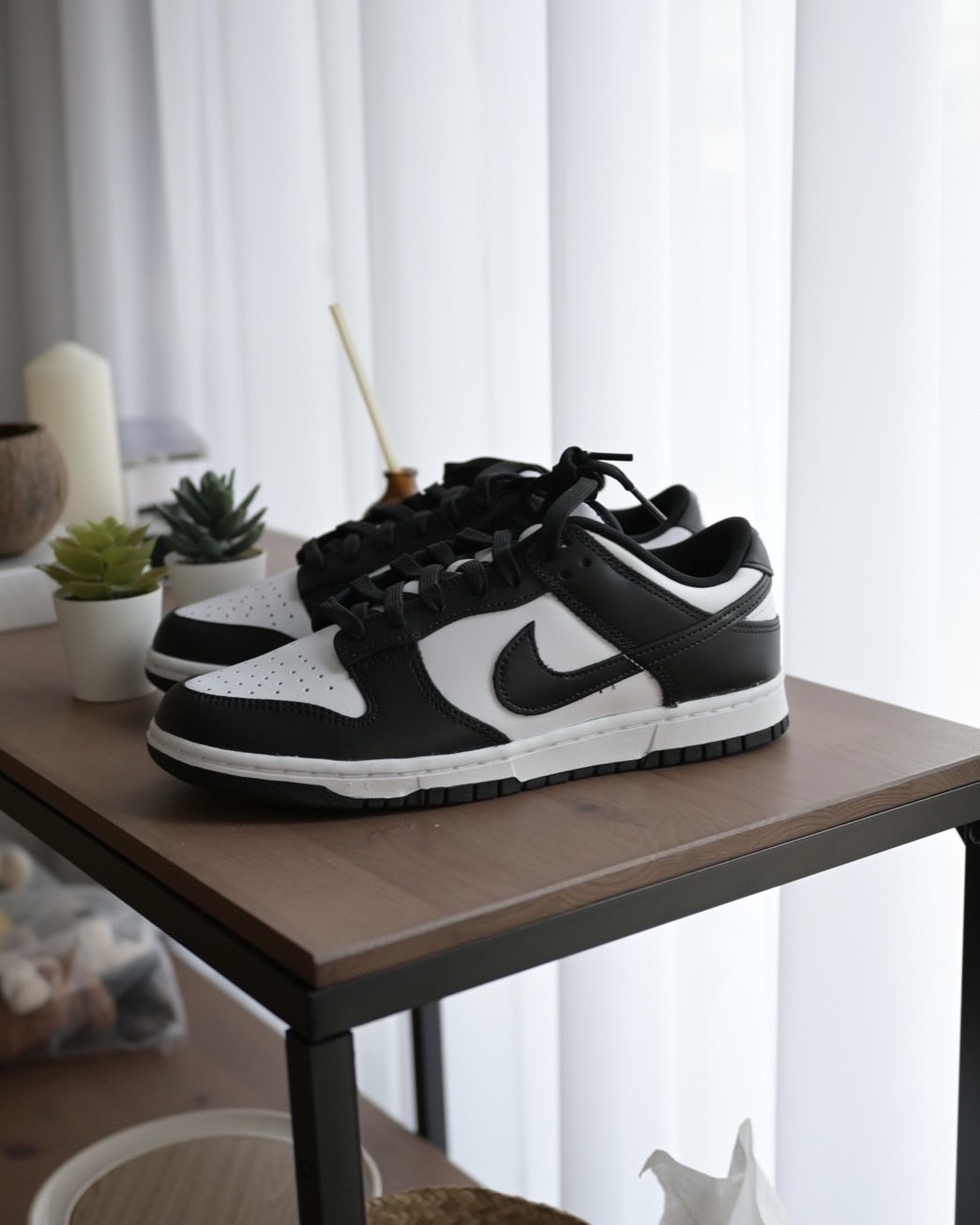 #代購 NIKE DUNK LOW WHITE BLACK 熊貓 復古鞋 HF5441-100 黑白