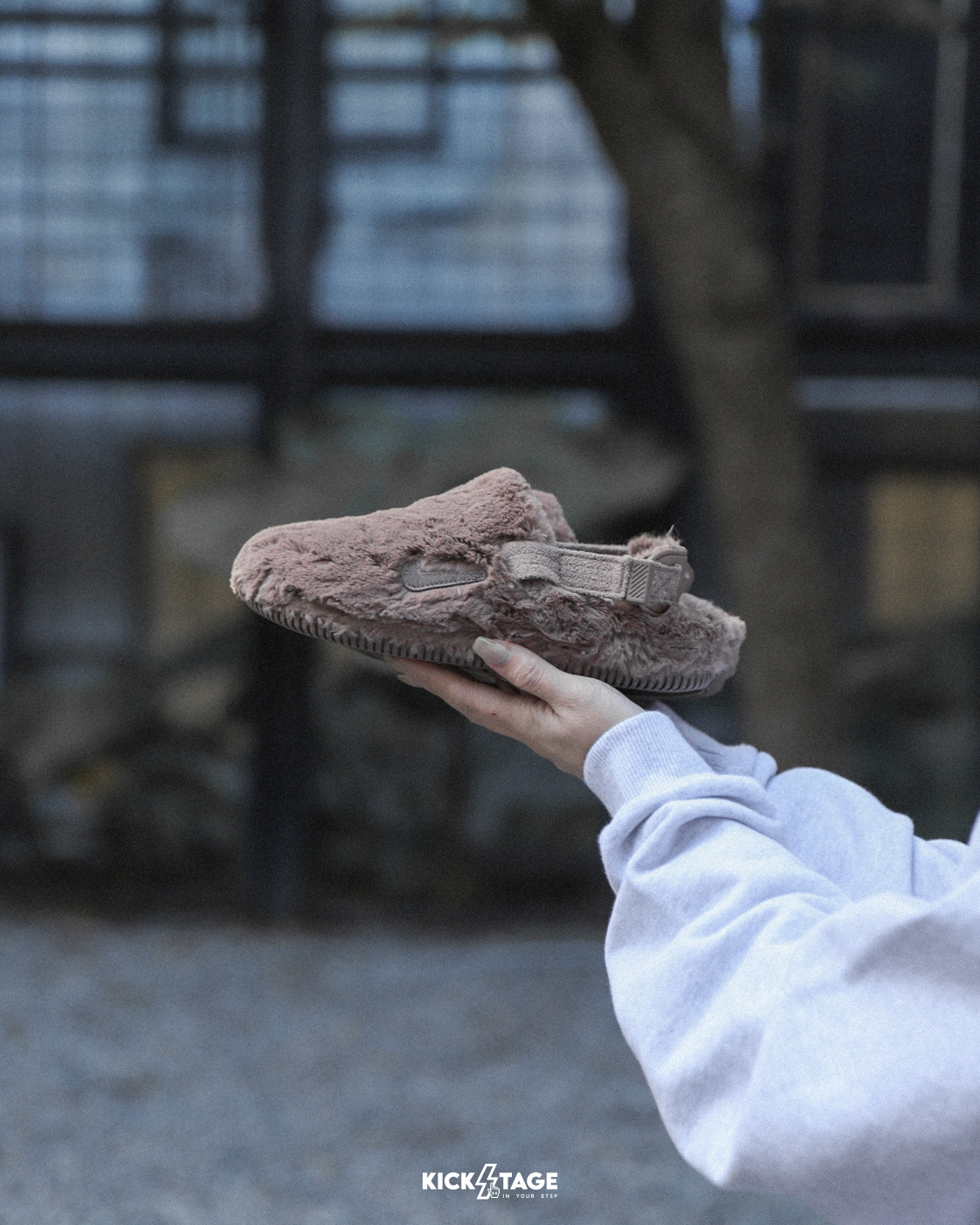 男女鞋 NIKE W CALM MULE 'BROWN' 咖啡色 絨毛 休閒 穆勒鞋 懶人鞋 拖鞋【FZ3118-200】