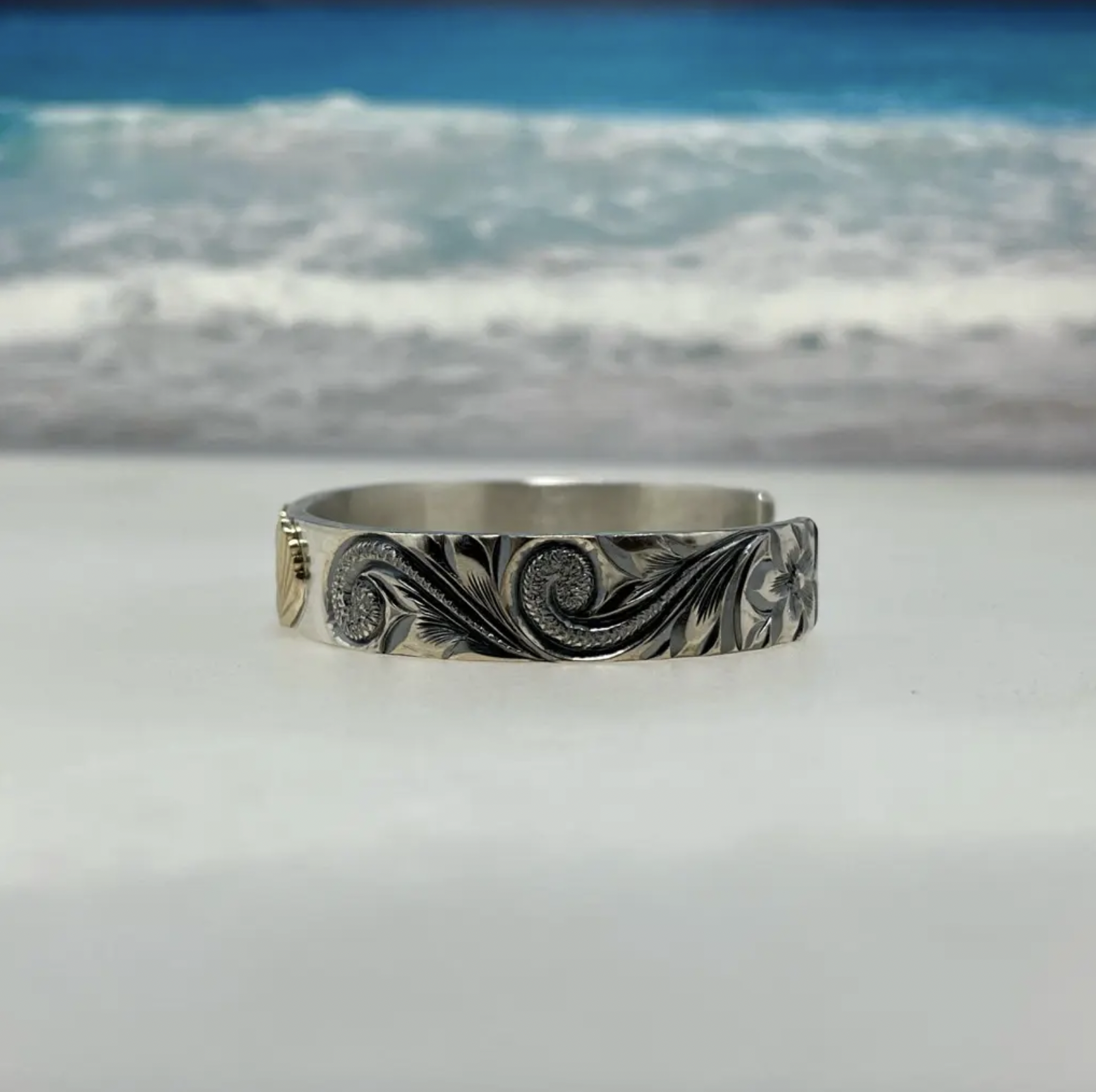 鳴島翔 三金貝殼 Bangle