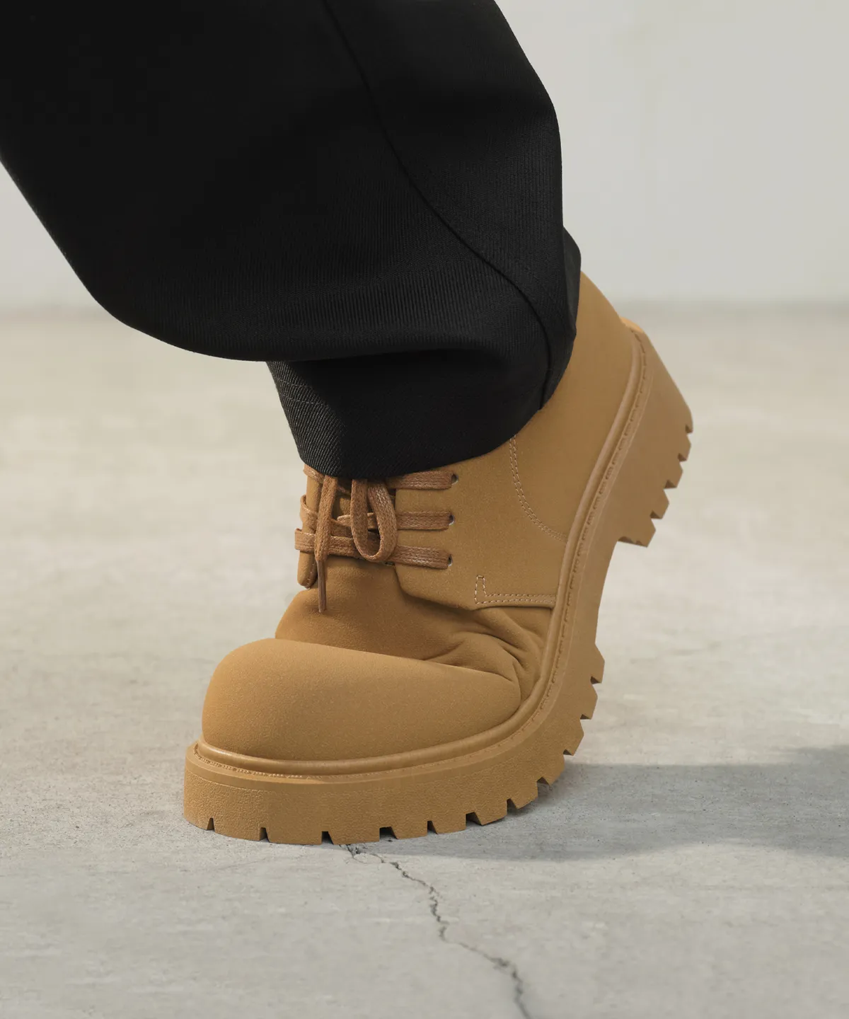 韓國選物｜MINU X SIXFIT 聯乘款＊BOLD TOE DERBY (BROWN)