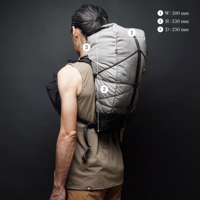Tabisuke Tabizo】T2 Trail 20L / Black [storage and harn