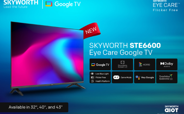 創維 Skyworth   40STE6600‧40吋 全高清Google智能電視‧香港行貨,原廠6年上門保養(3年全機保養後續加送3年免費上門檢查服務)‧