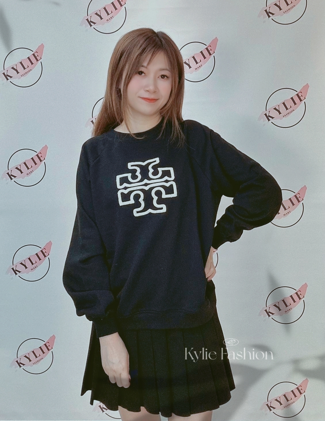 Tory Bruch 大Logo 圓領衛衣 女款