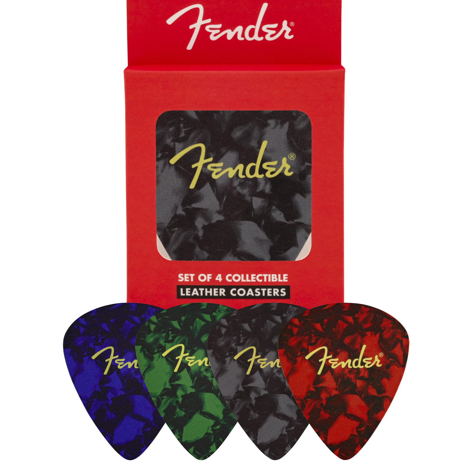 Fender Fender Coaster Pick 造型搖滾杯墊 4件裝 — 三峽配件 / 週邊｜YA! 玩音樂