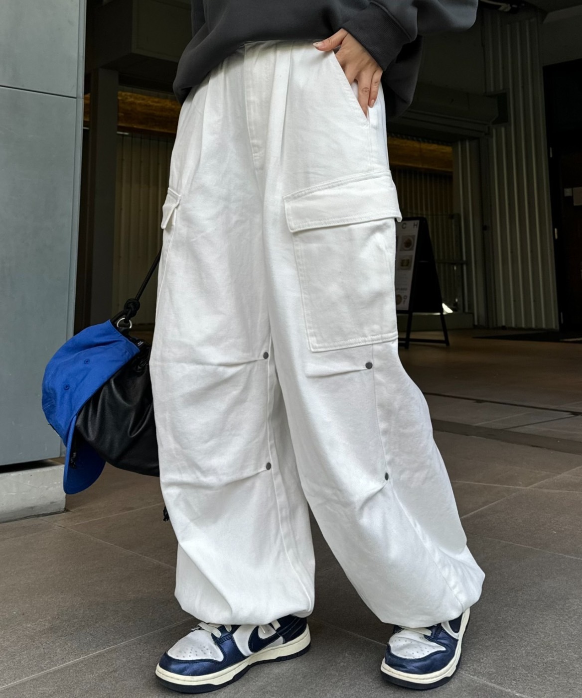 iSNEAKERS | CIAOPANIC TYPY 褶皺寬闊工裝褲 四色