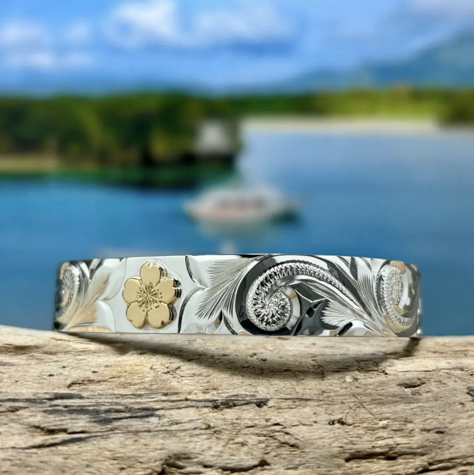 鳴島翔 櫻 Bangle