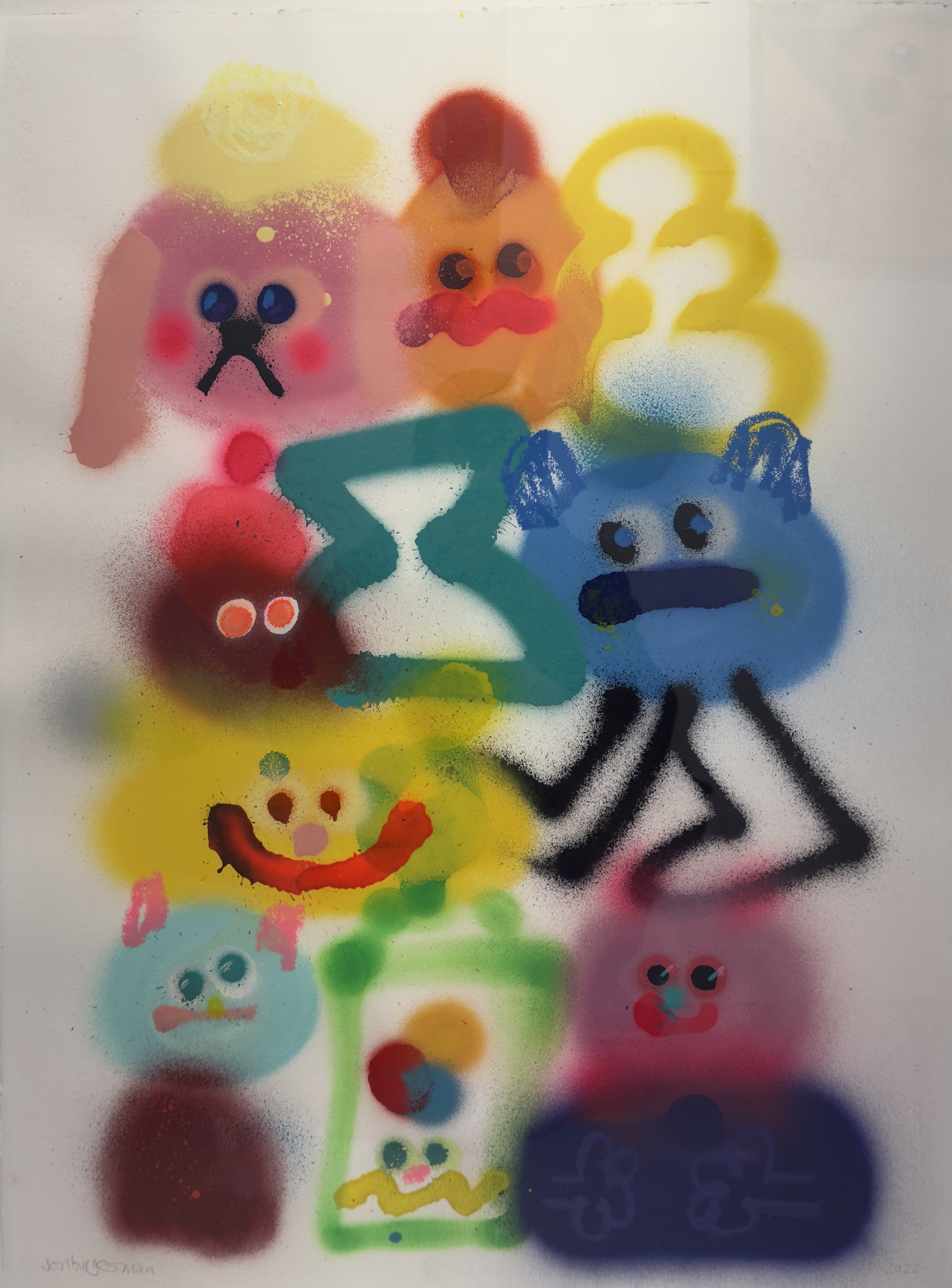 喬恩 · 布爾格曼 Jon Burgerman - Stack 1