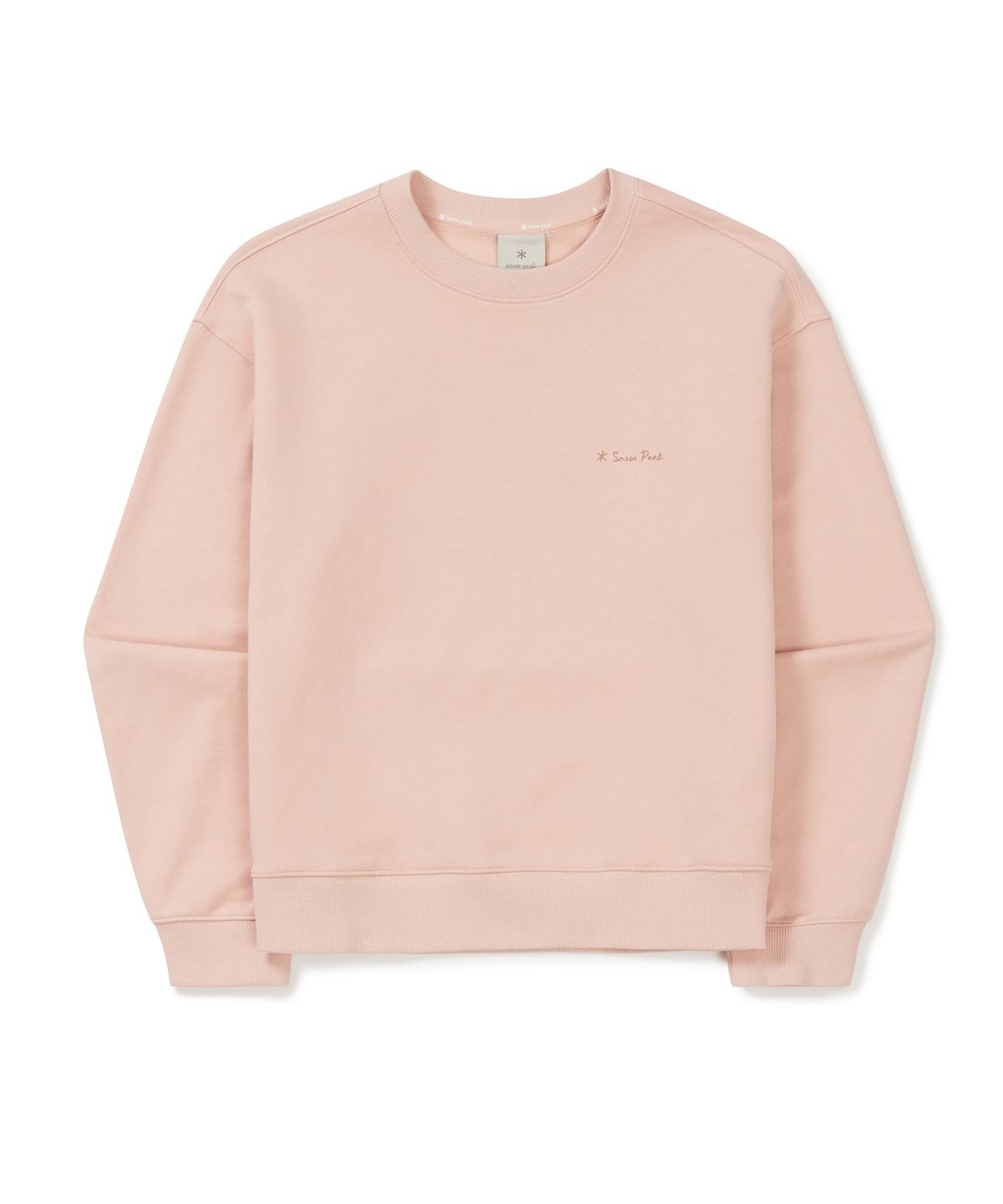 【代購】Snow Peak 雪諾必克 女 Tropical 半短版 花花圖案 長袖 衛衣 大學T S25SWFHT53