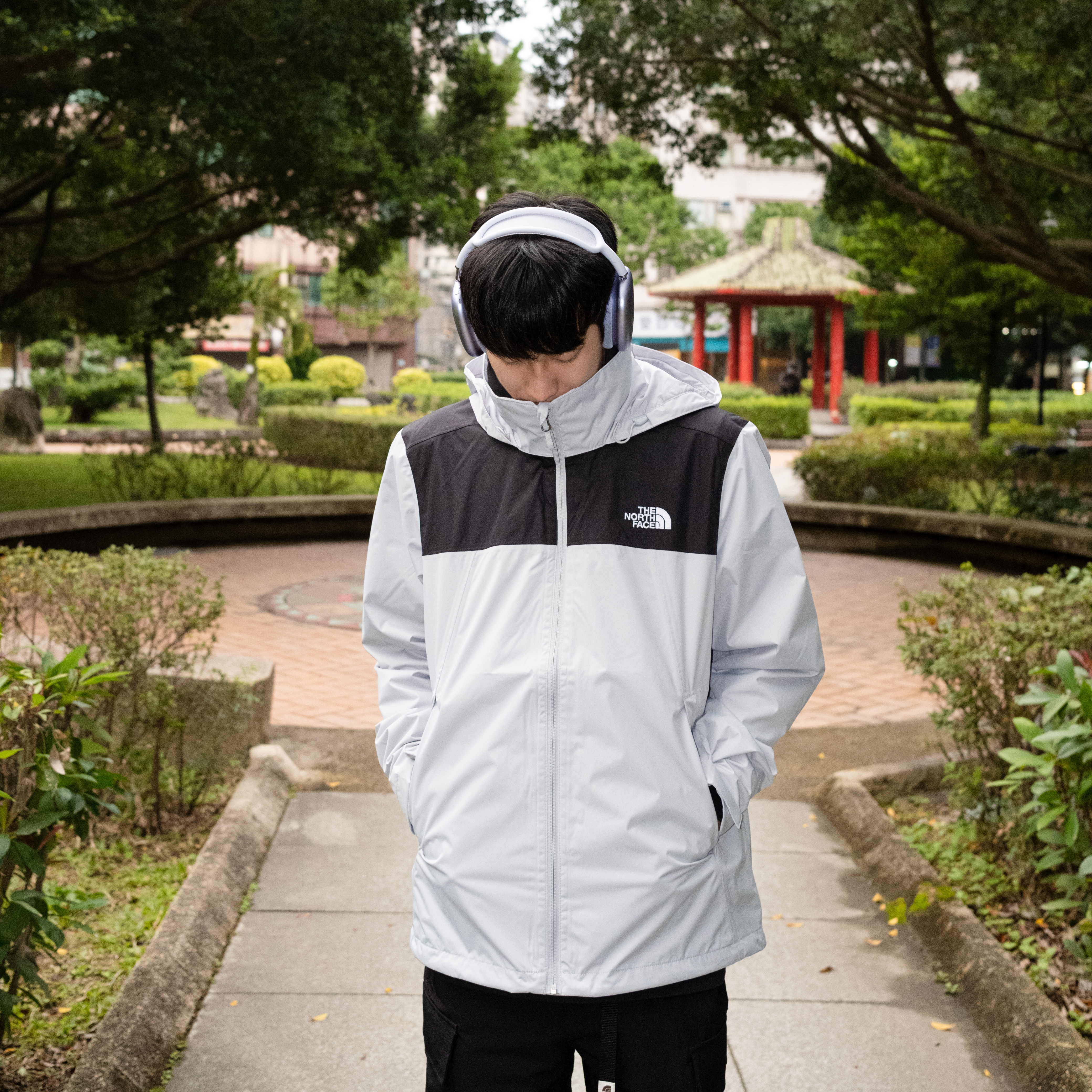 -(E13b02)-THE NORTH FACE M NEW SANGRO DAYVENT JACKET 男款 衝鋒外套-NF0A88FR 灰黑(C3F)