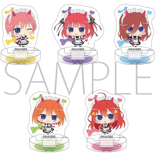 4550621228551 MOVIC 預訂 2025/3月 五等分の花嫁＊　ちゅあスタ（ミニチュアアクリルスタンドコレクション）／ちみっつ