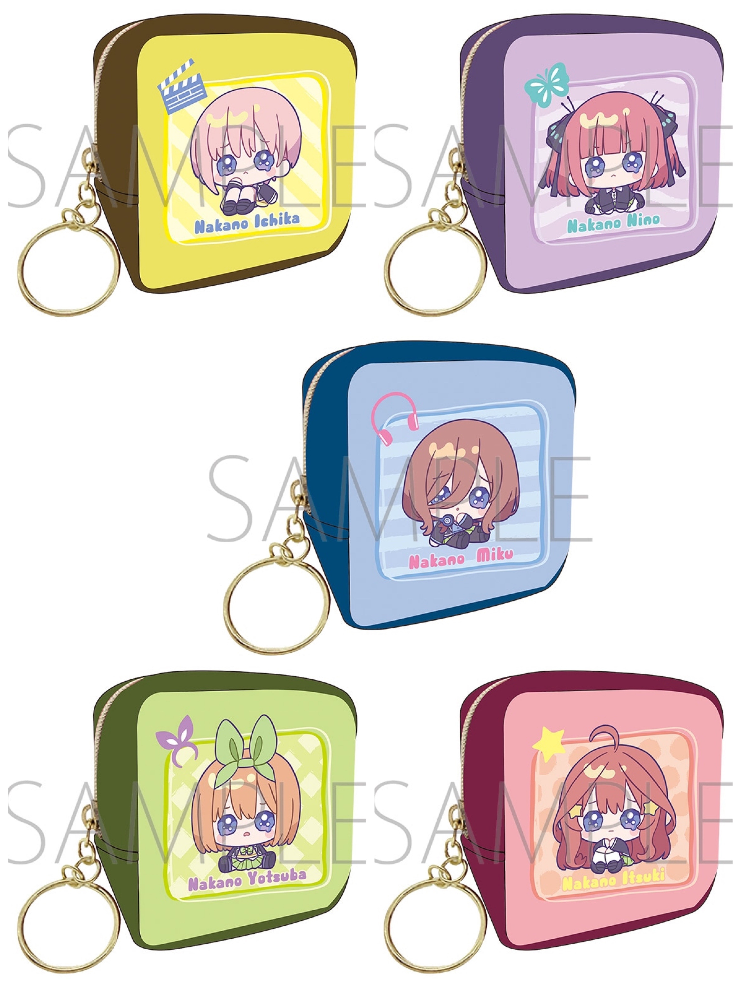 4550621228537MOVIC 預訂 2025/3月 五等分の花嫁＊　スクエアミニポーチ