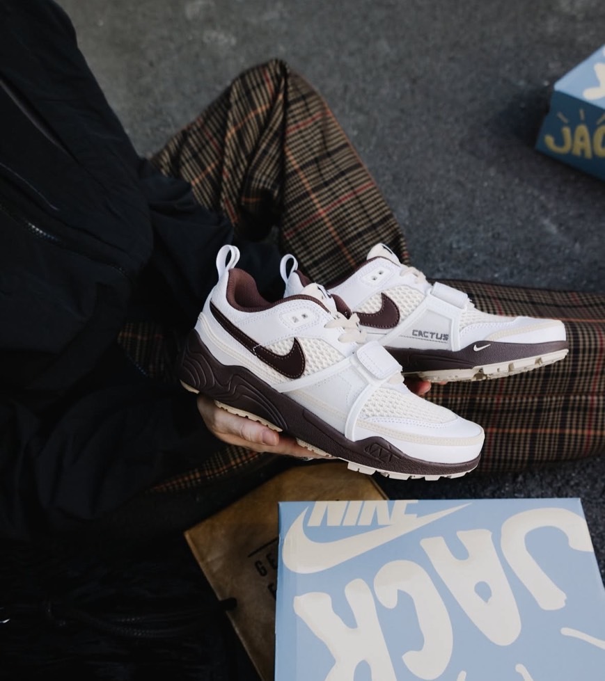 【聯名款】Travis Scott x Nike Zoom Field Jaxx "Light Chocolate" 巧克力牛奶 摩卡 棕 焦糖 休閒鞋 HQ3073100