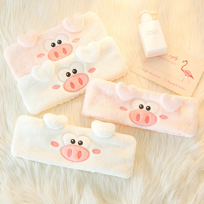 《5567》可愛小豬洗臉頭飾