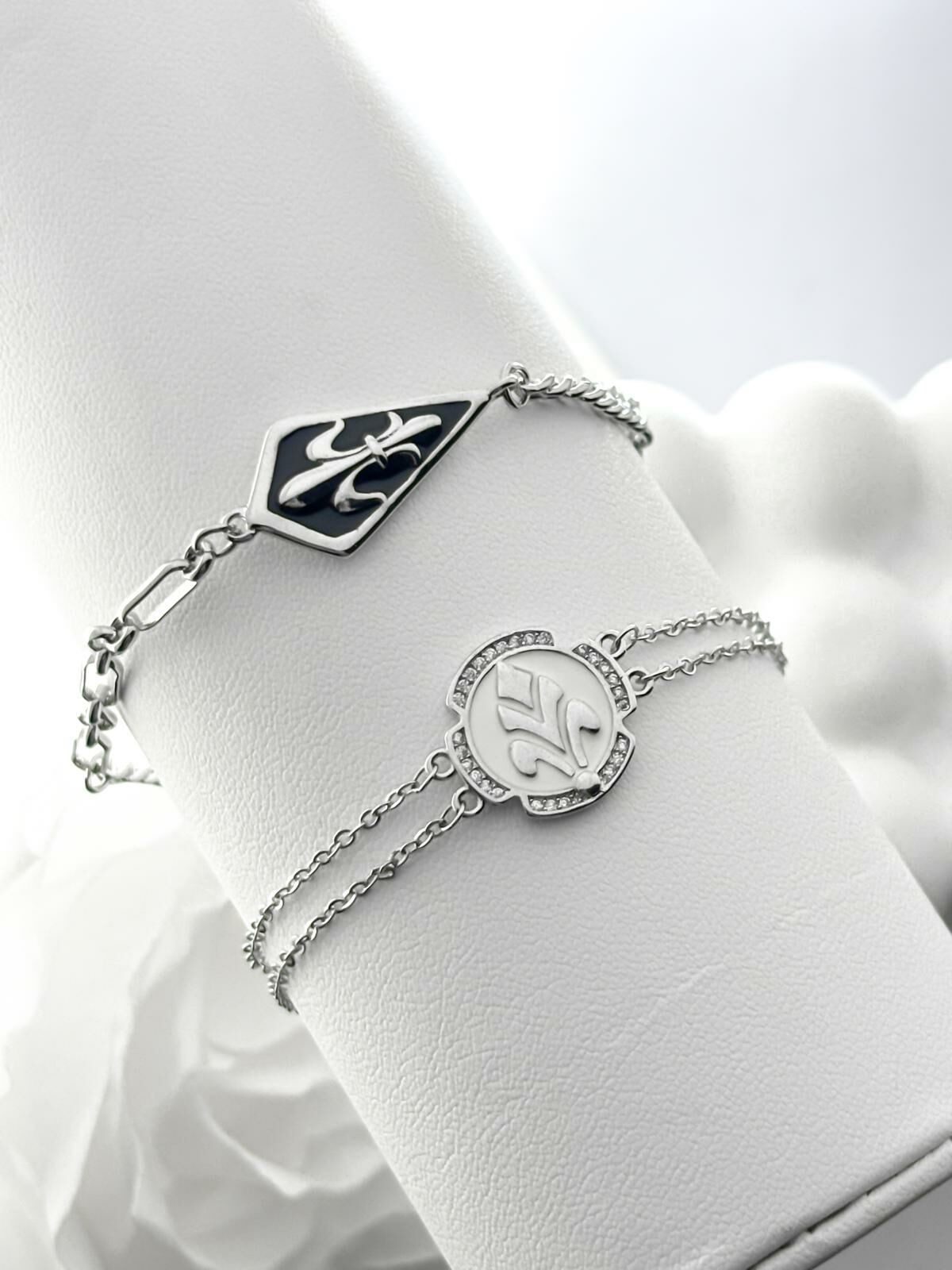 「情投意合」情侶手繩 | 鍍銀 | 免費刻字