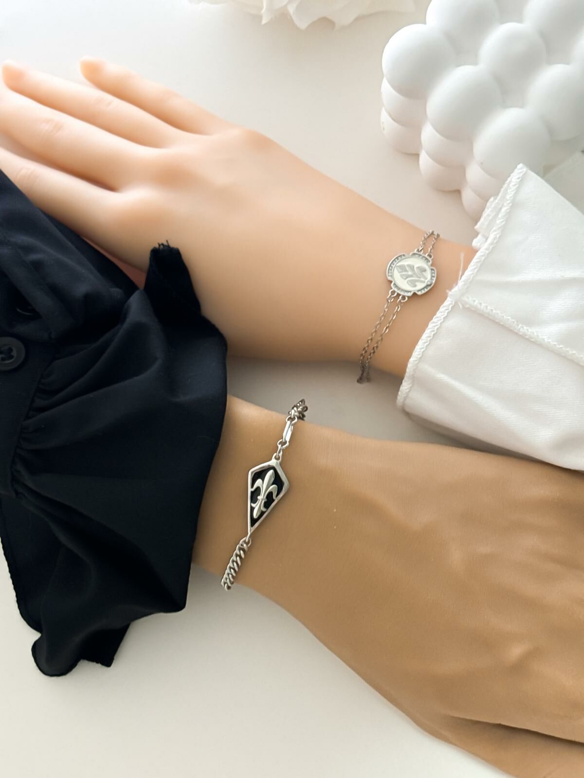 「情投意合」情侶手繩 | 鍍銀 | 免費刻字