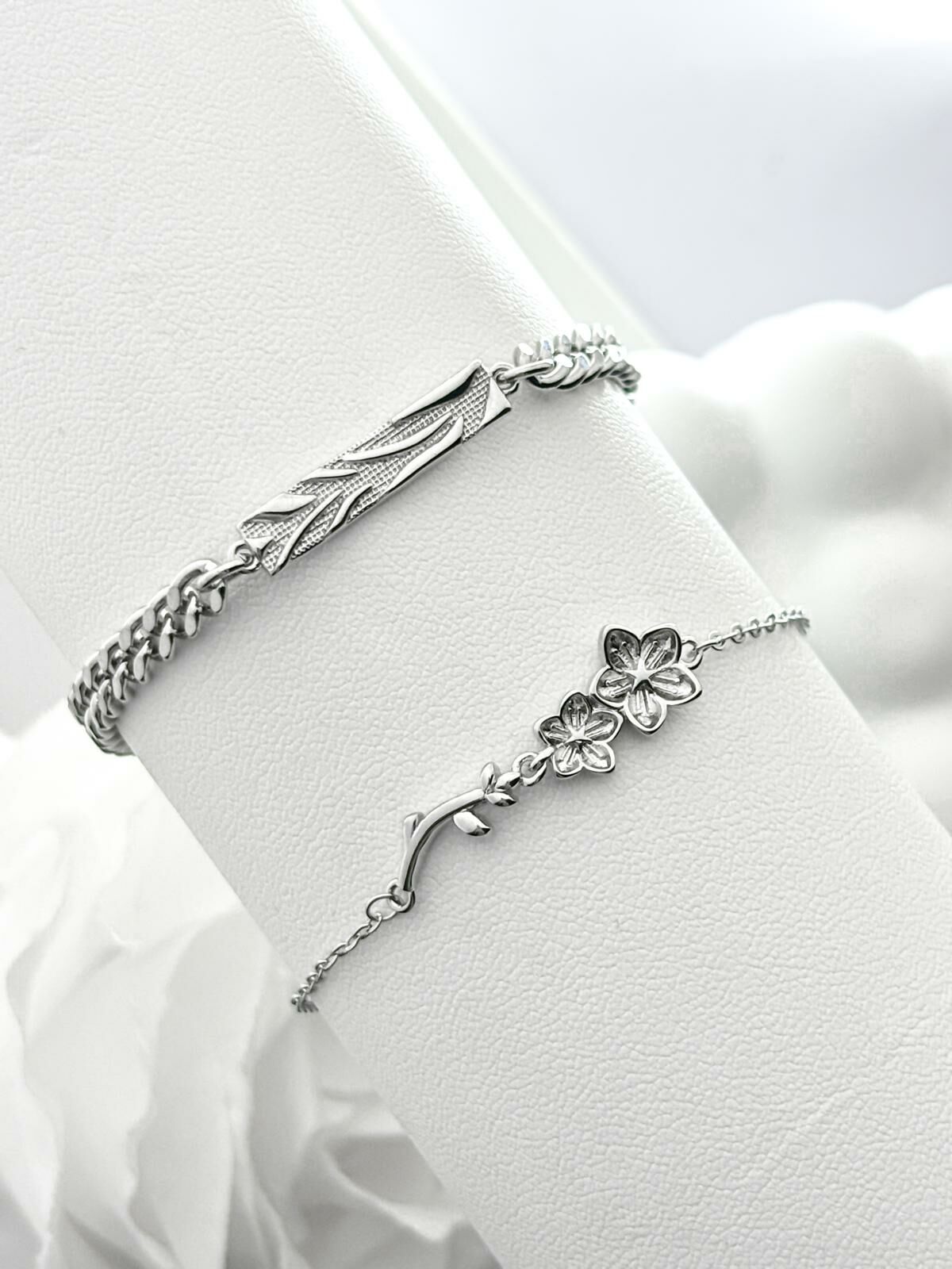 「愛無邊界 」情侶手繩 | 鍍銀 | 免費刻字