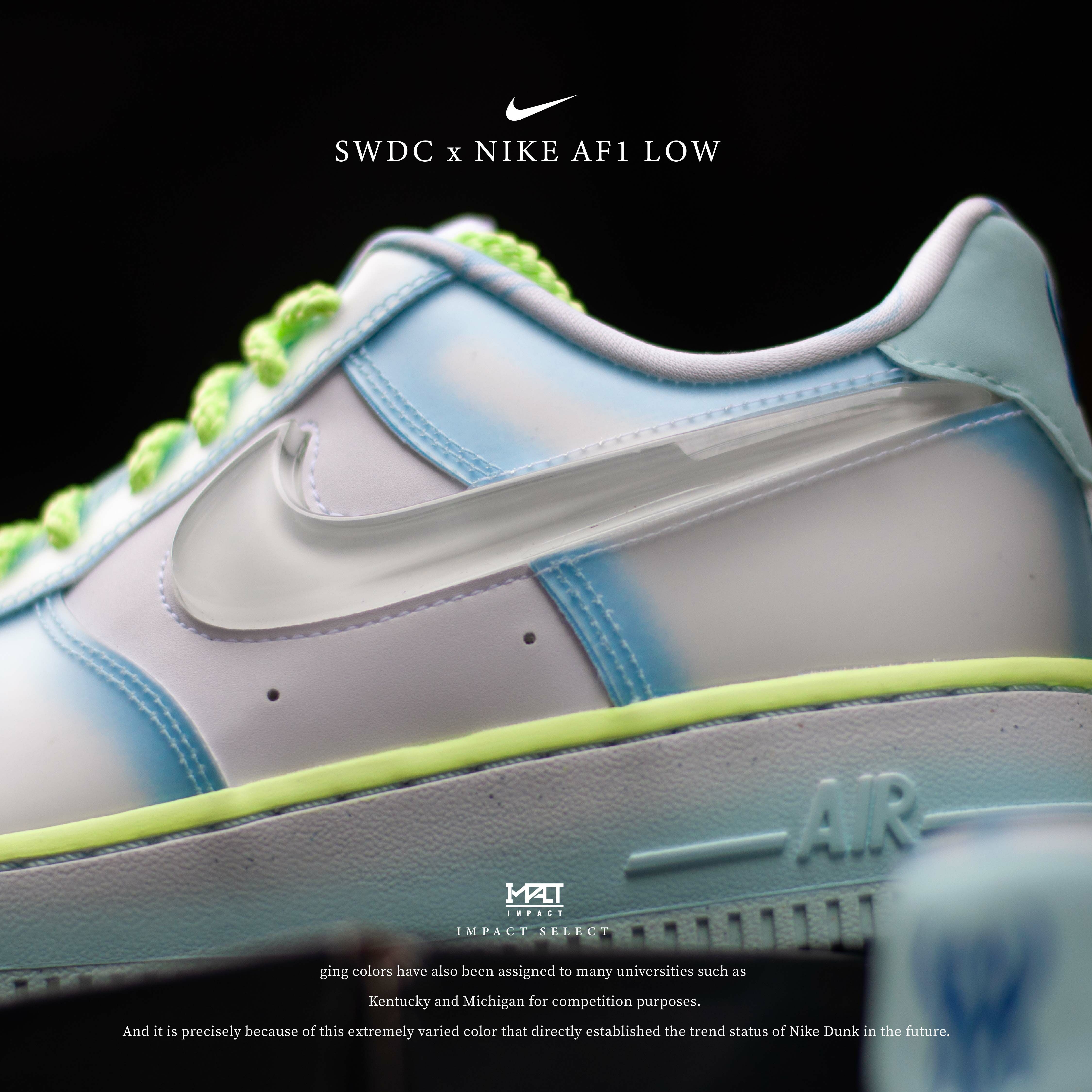 SWDC x Nike AF1 Low 冰塊勾 HJ4399-400