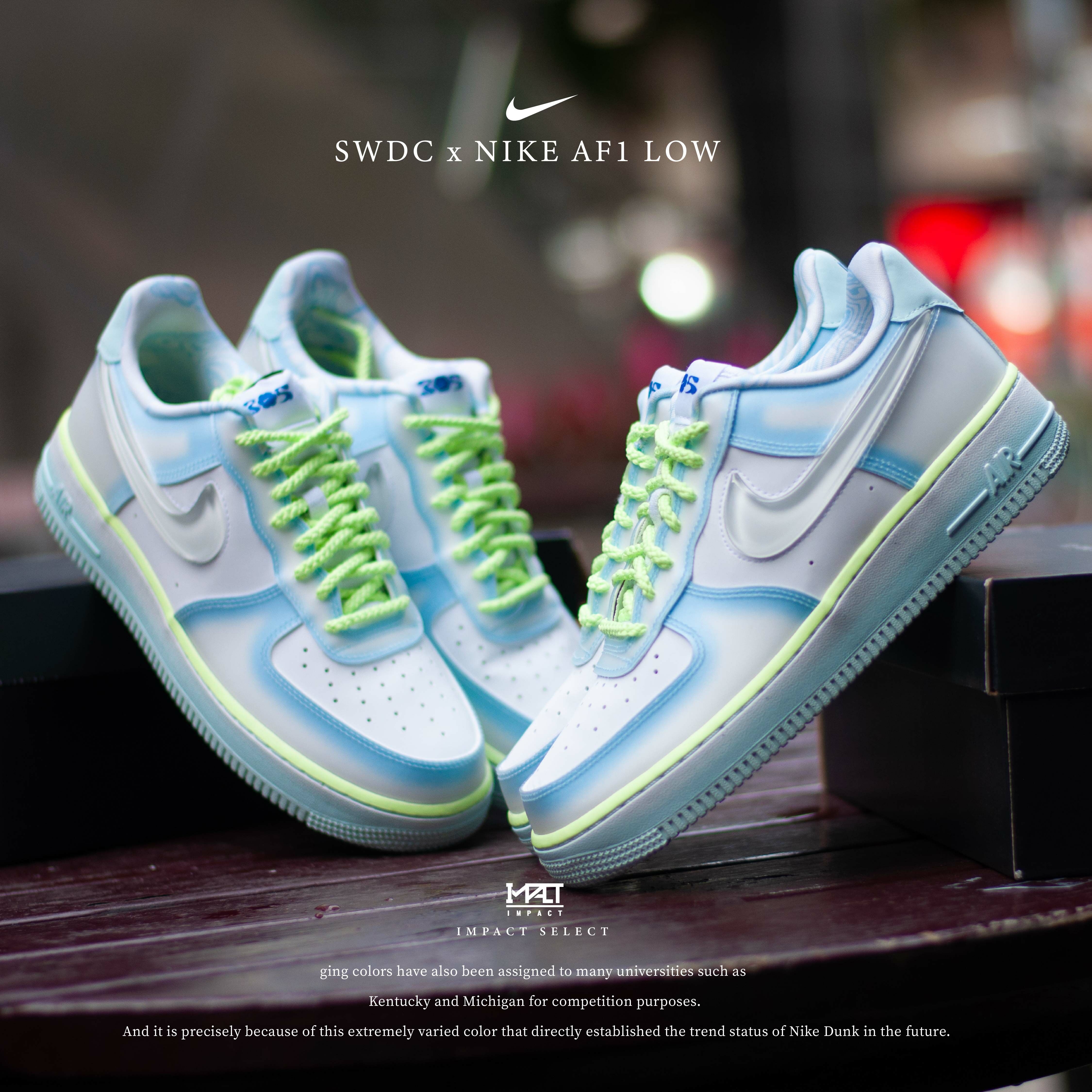 SWDC x Nike AF1 Low 冰塊勾 HJ4399-400