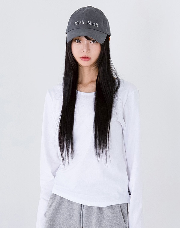 預訂｜MUAHMUAH BASIC REGULAR LONG SLEEVE T-SHIRT
