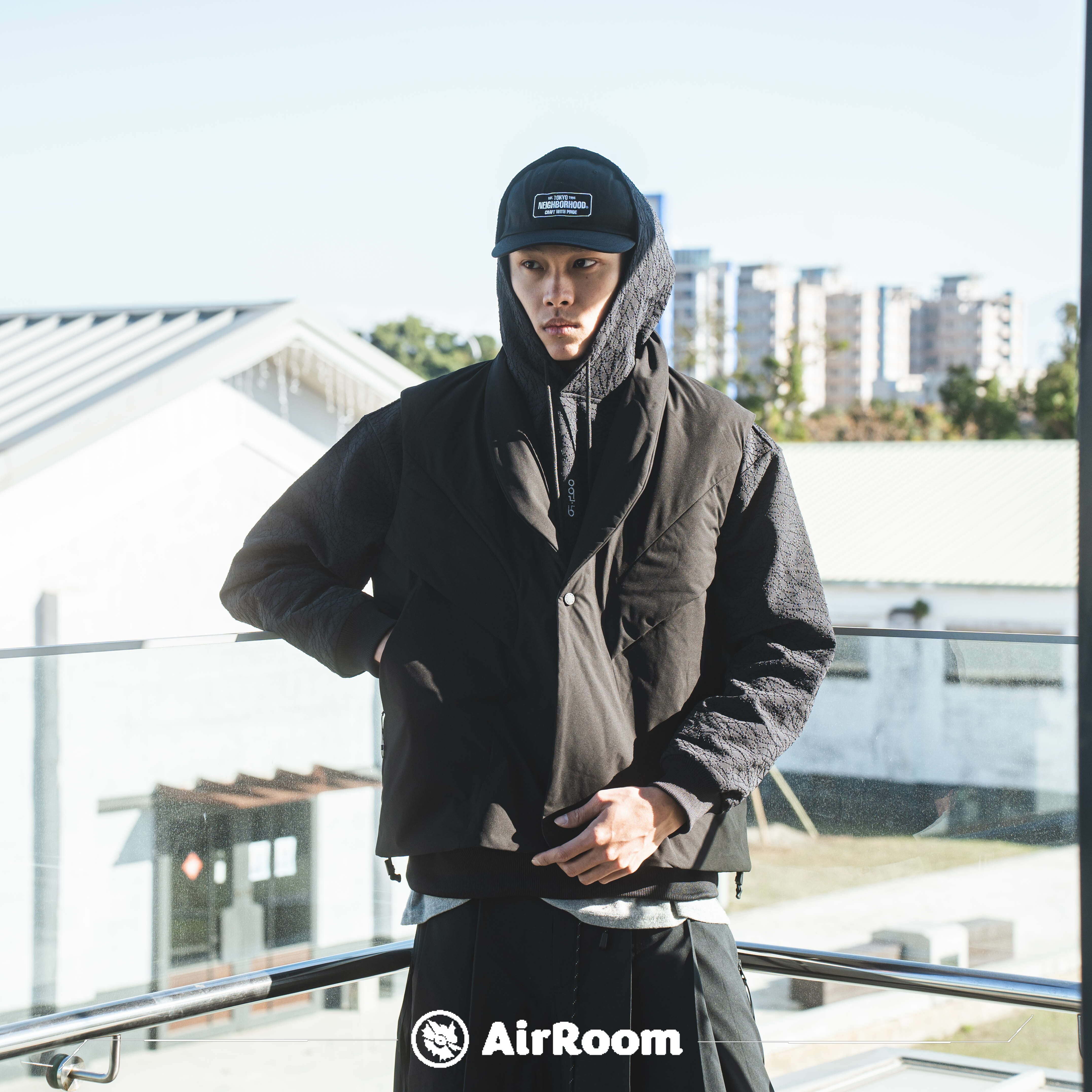 2024AW oqLiq Right Collar Vest 防撕布 風衣 背心 現貨