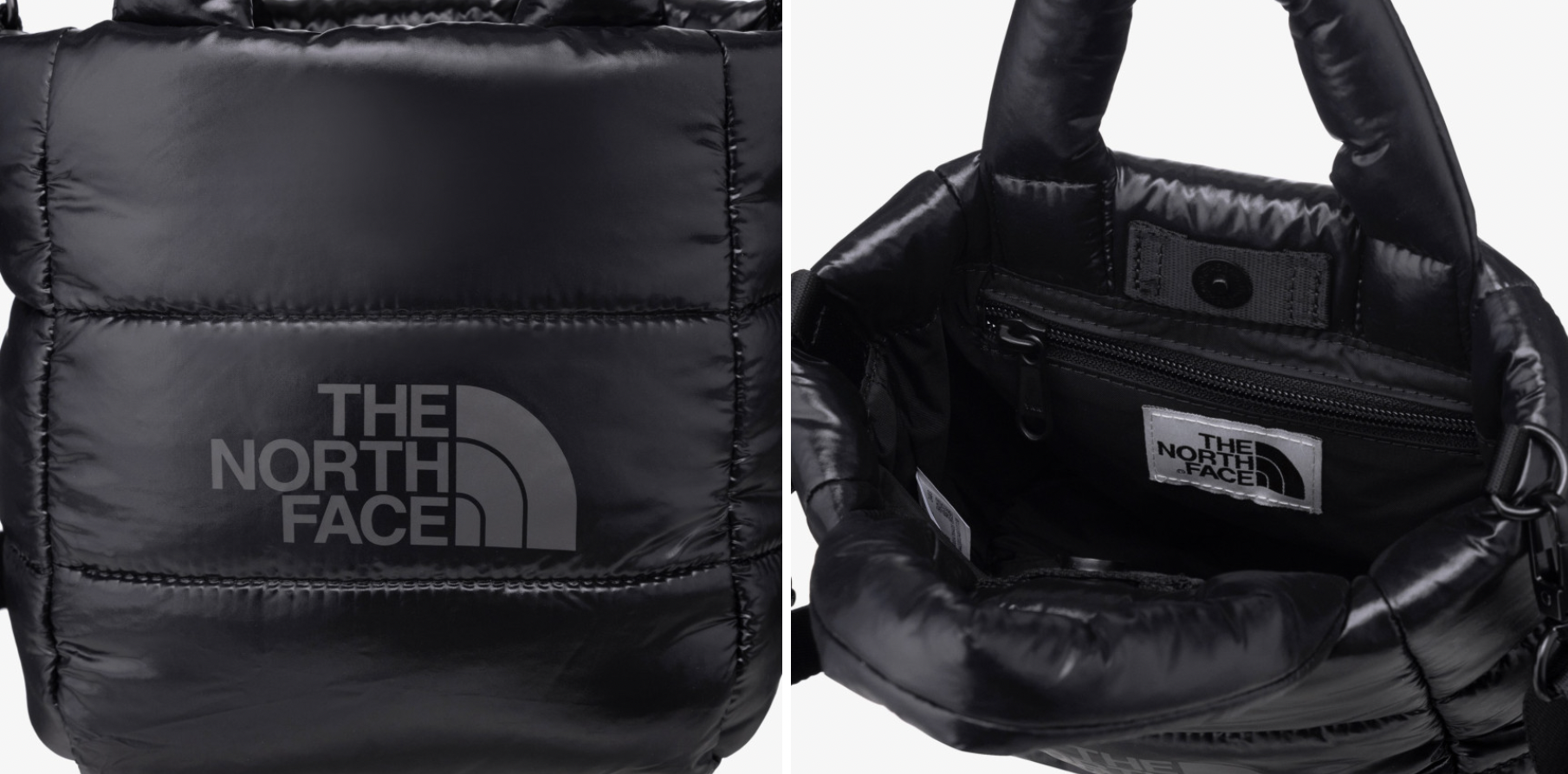 ★THE NORTH FACE PLUMPY TOTE BAG MINI★ New THE NORTH FACE PLUMPY TOTE BAG MINI NN2PQ59L SILVER GRAY