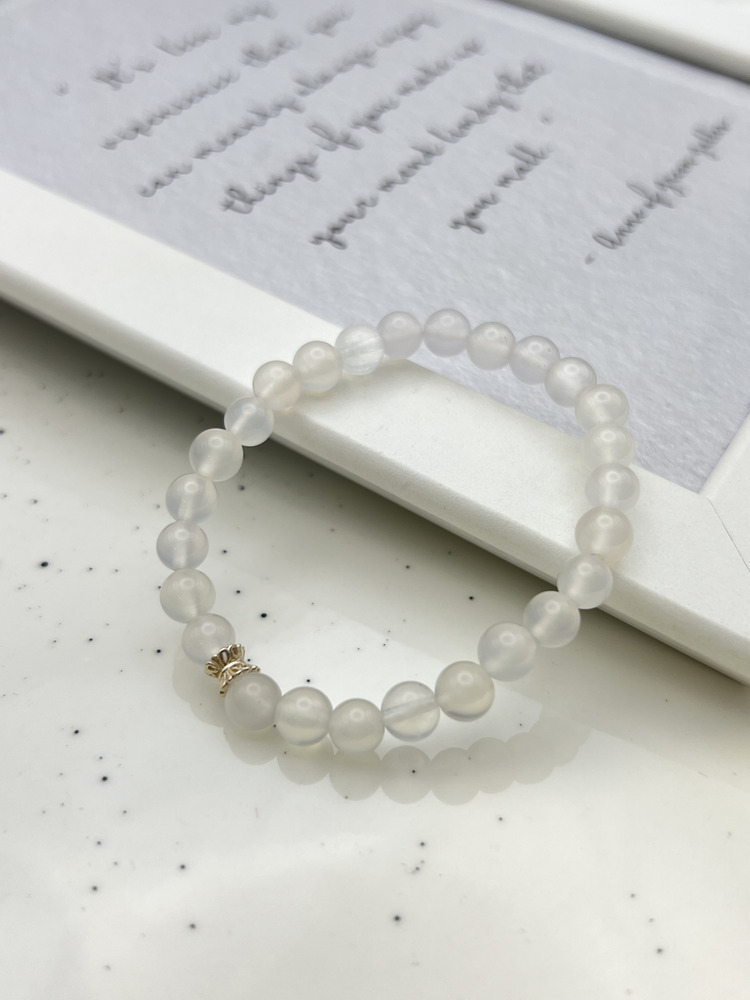 C049-藍月光手鍊6mm【現貨】