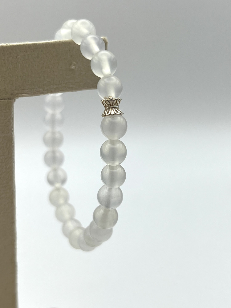 C049-藍月光手鍊6mm【現貨】