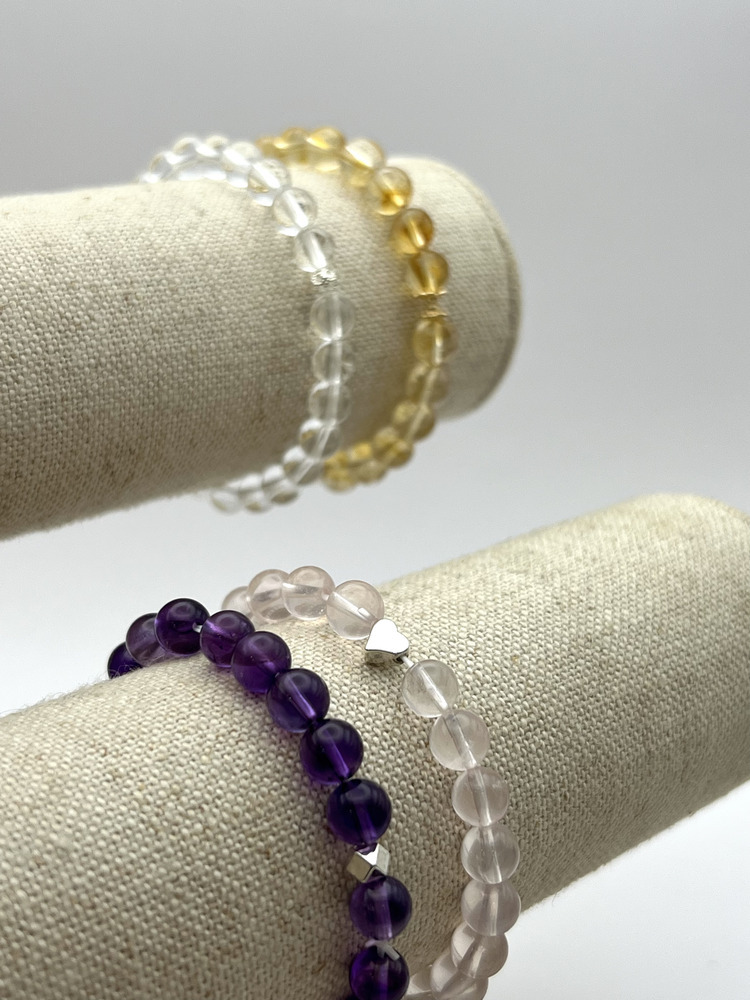 C043-四事如意手鍊(白+粉+黃+紫)【現貨】