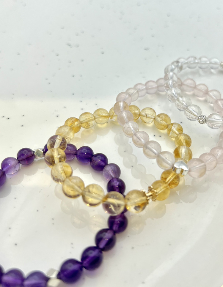 C045-百搭水晶手鍊7mm【現貨】