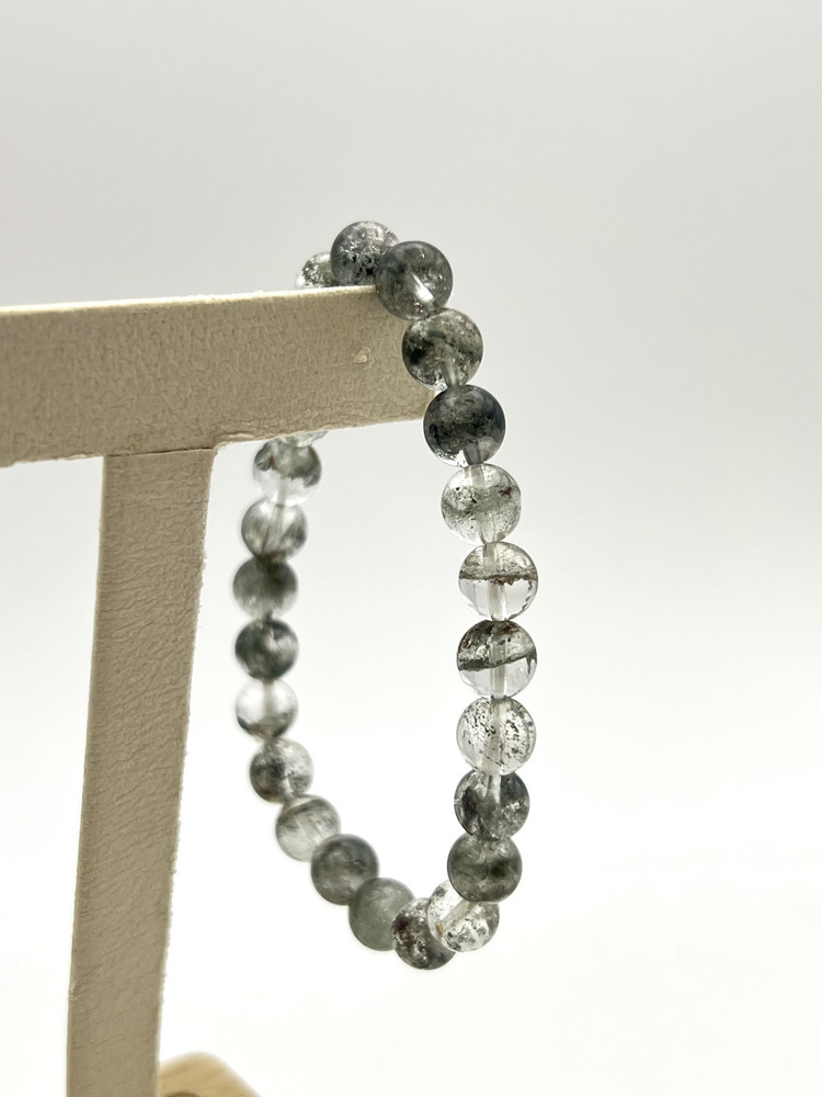 C046-綠幽靈手鍊7mm【現貨】