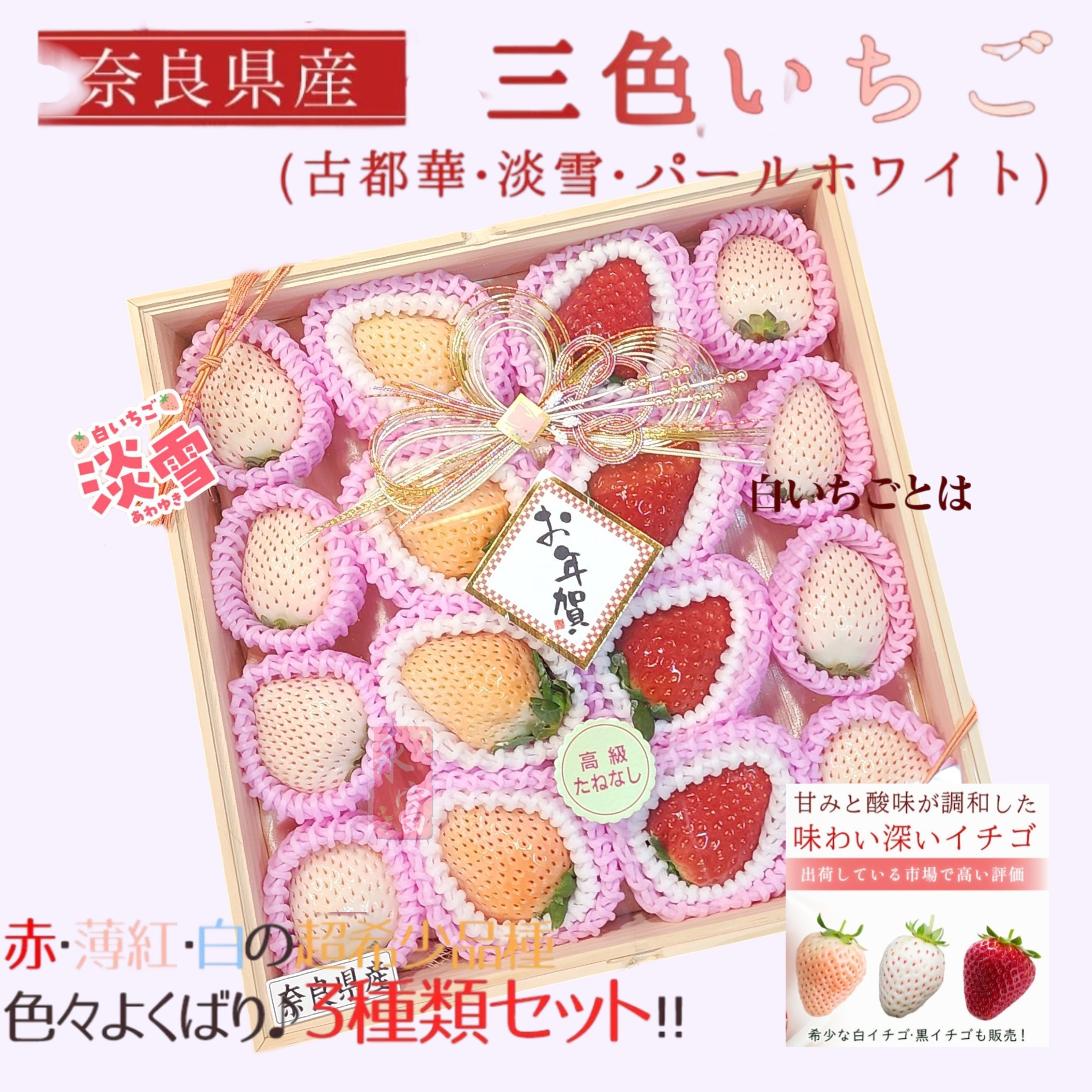 日本奈良縣士多啤梨(淡雪/古都華/白兔)