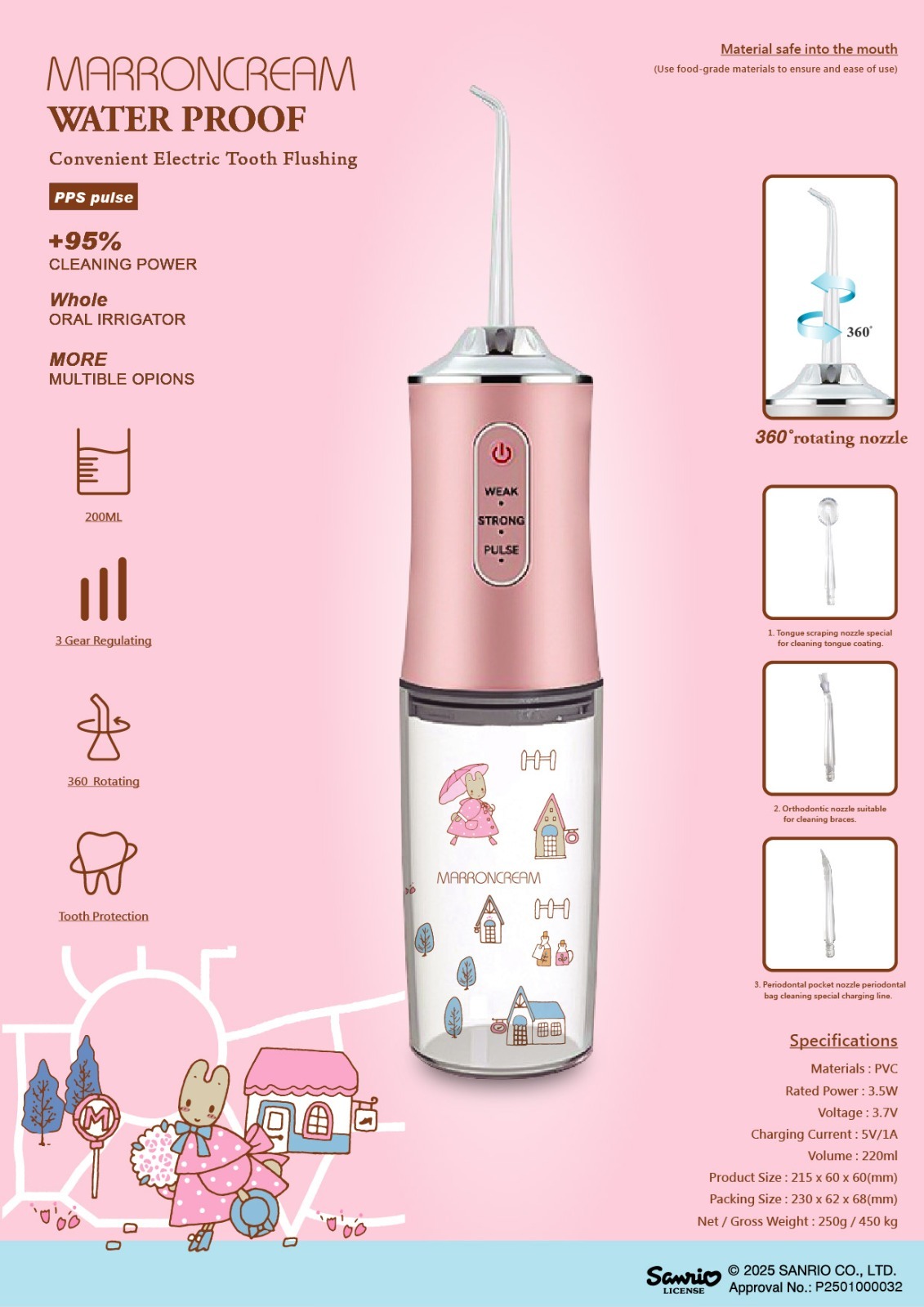 <<Sanrio>>卡通水牙線