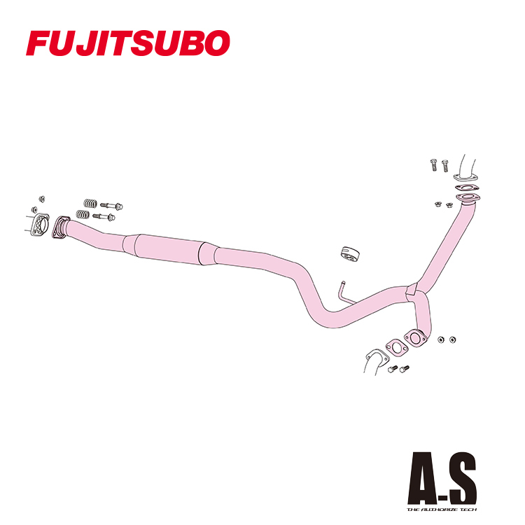 FUJITSUBO AS CENTER PIPE 中段 SUBARU LEGACY BR