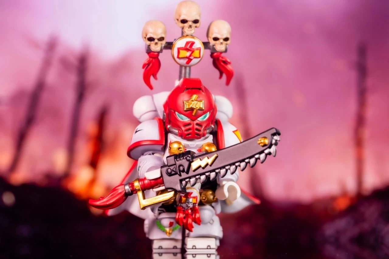 【Minifigs.Factory】戰鎚 白色傷疤