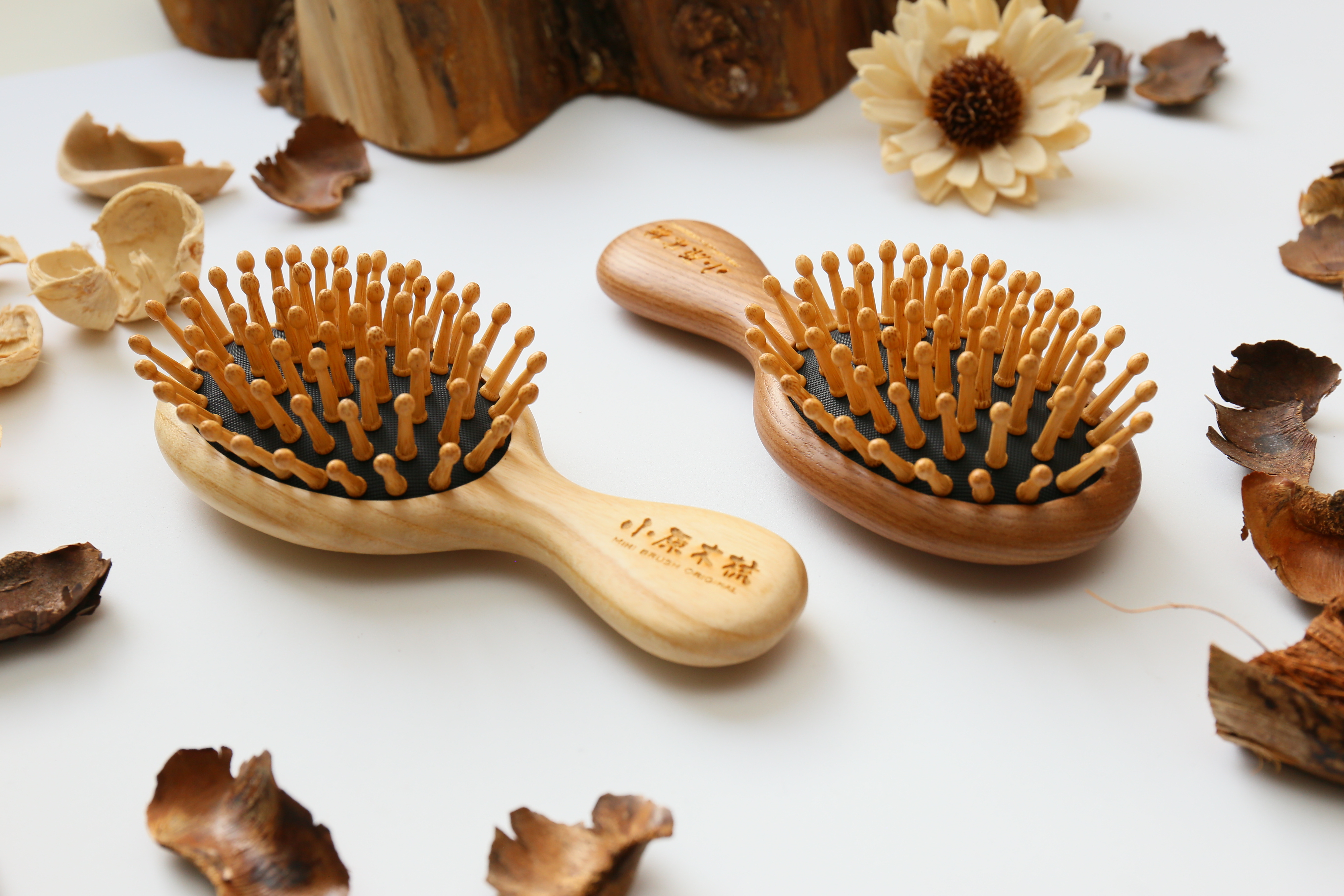 【小原木梳】小桃木針梳 (按摩超好用)