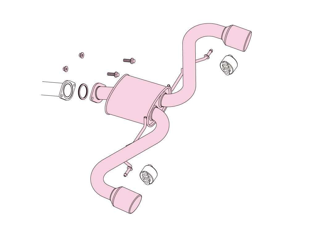 FUJITSUBO A-S 排氣管 MAZDA CX-5 KE 2.2D 2013-2016