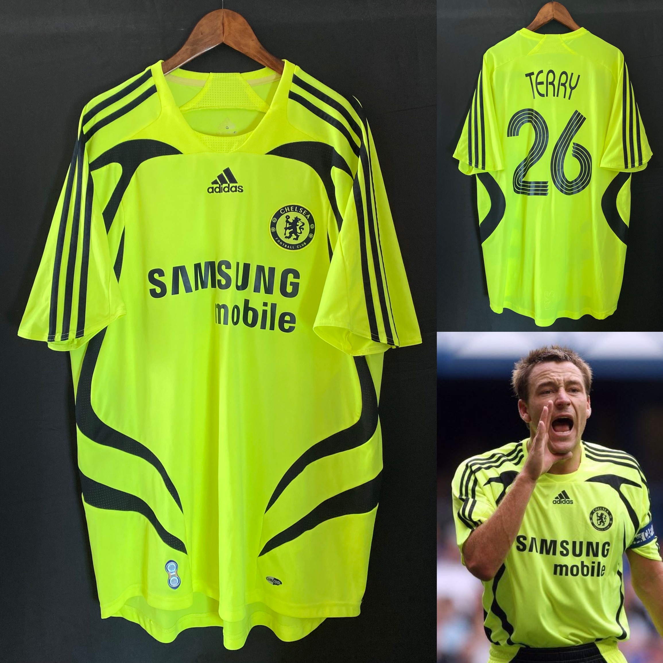 Chelsea 2007-2008 Adidas Away Shirt #26 TERRY