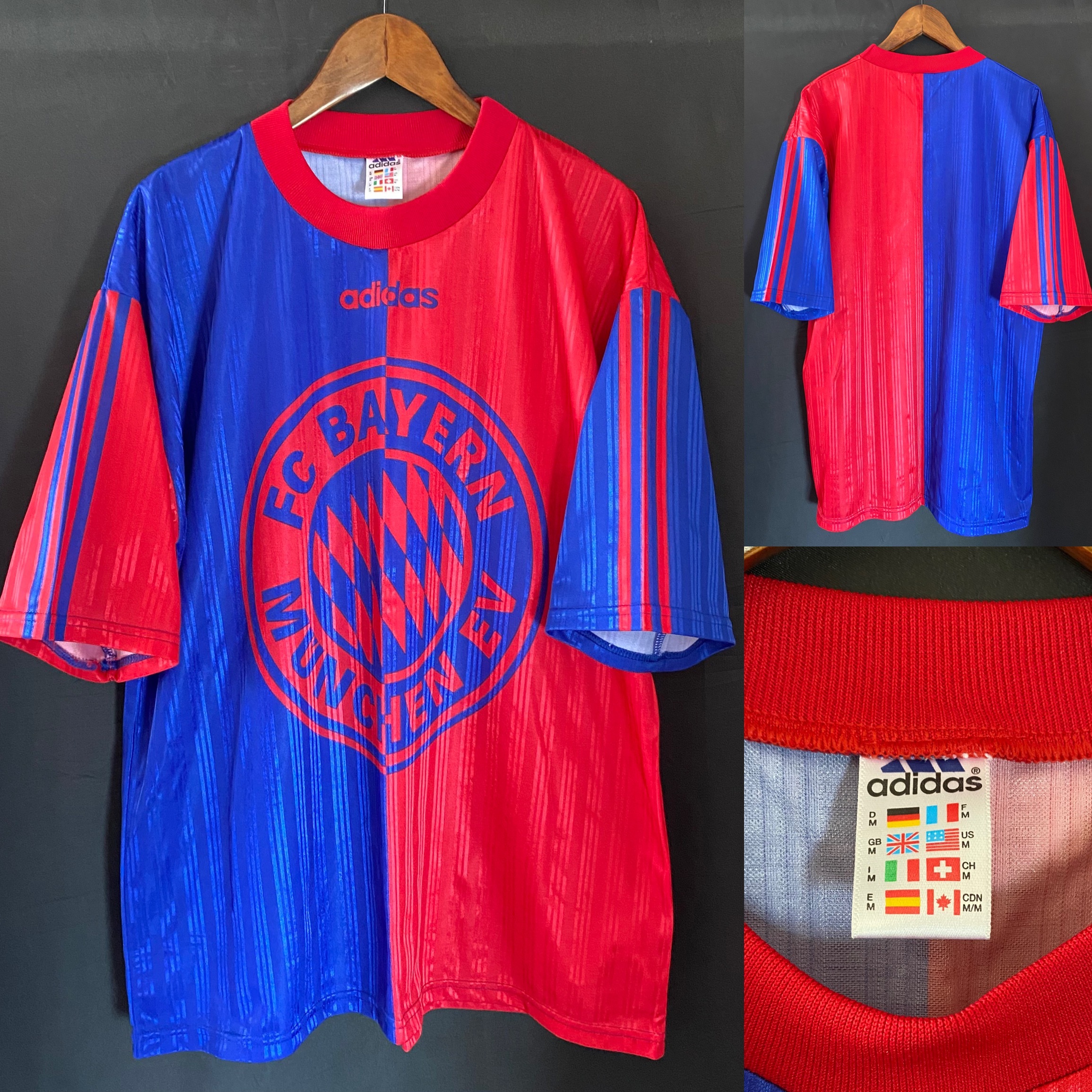 Bayern Munich 1995-1996 Adidas Training Shirt