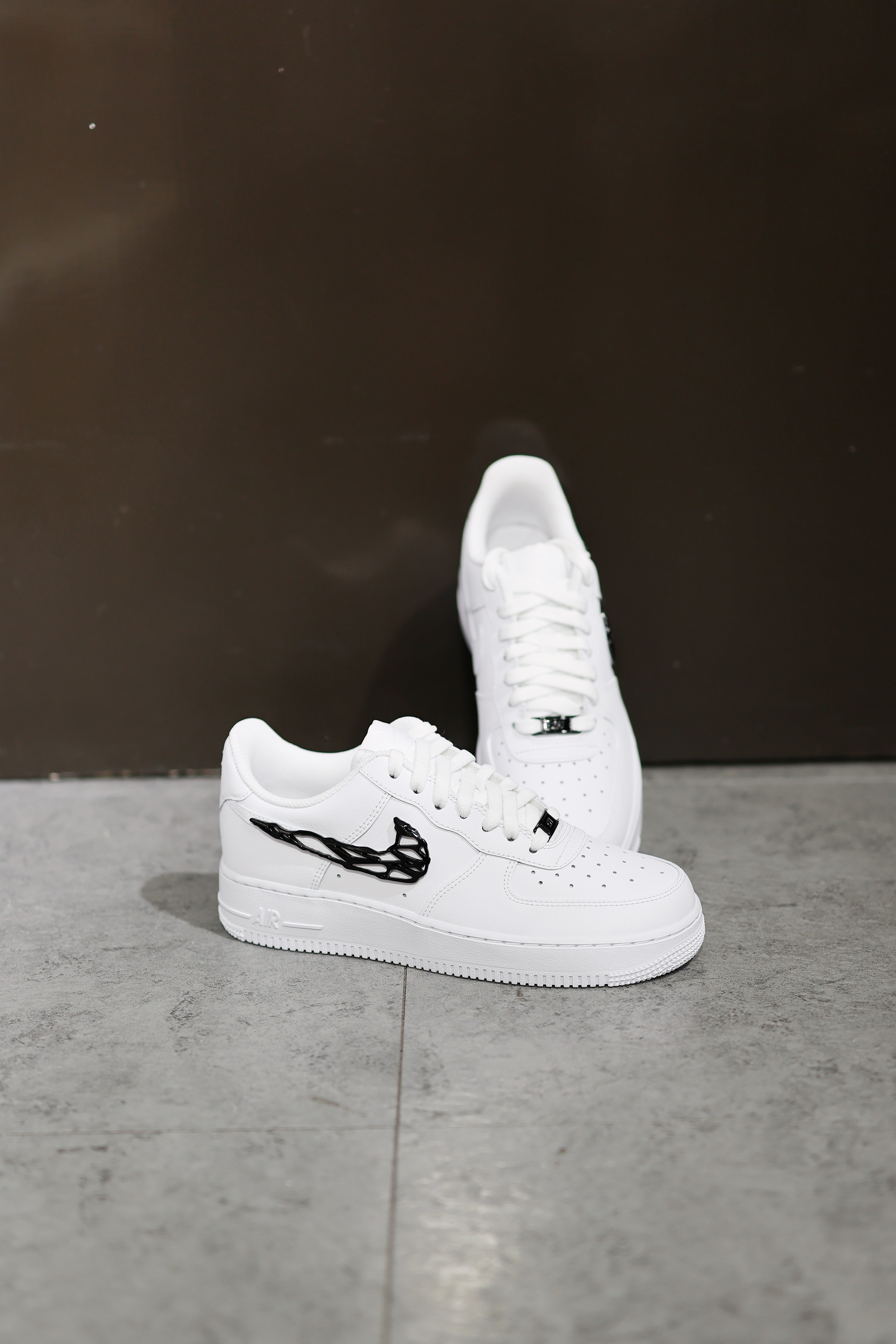 NIKE AIR FORCE 1 AF1 黑色液態金屬Y2K  IF1686-101